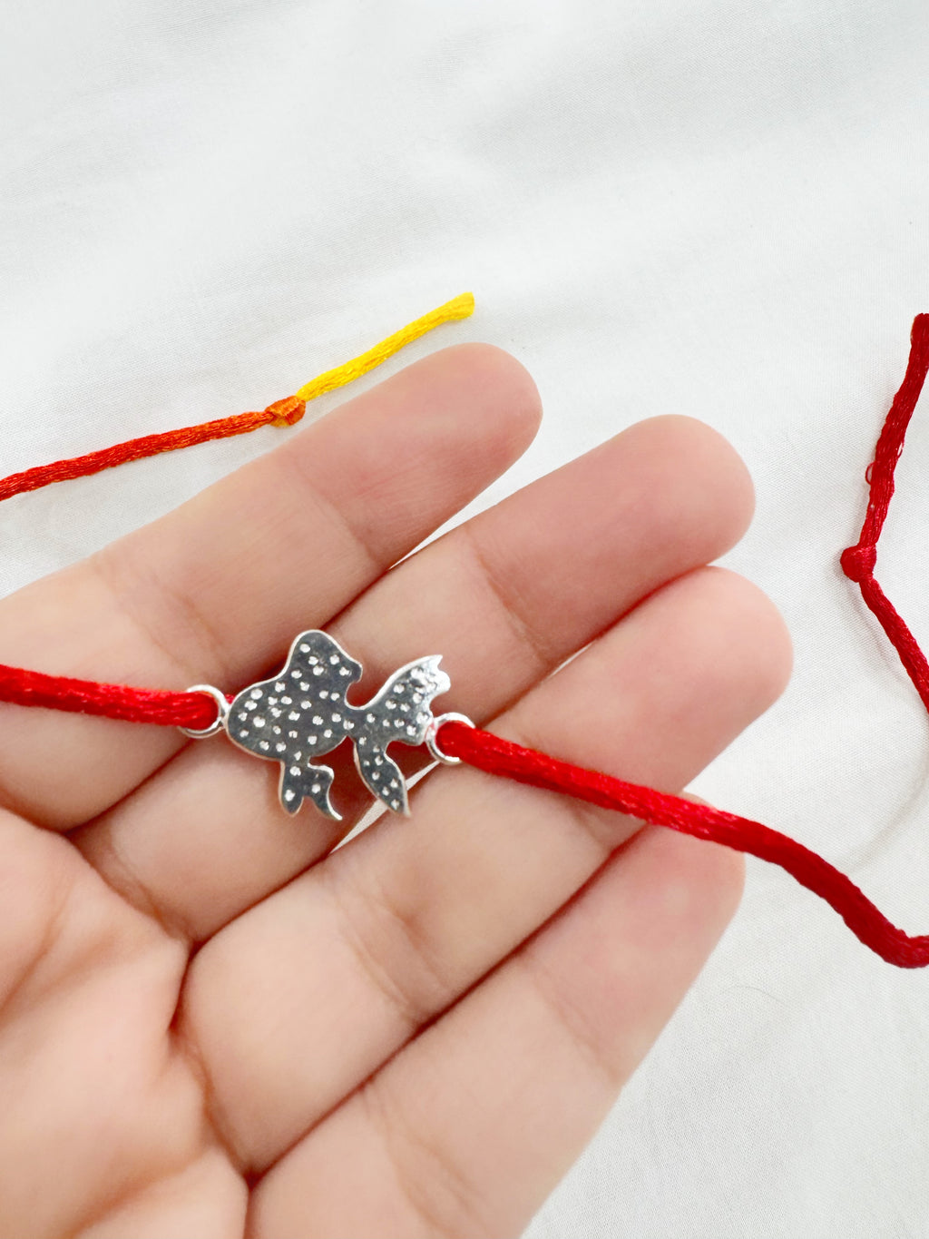 Kids Handcrafted Jalpari Rakhi - Pure 925 Silver