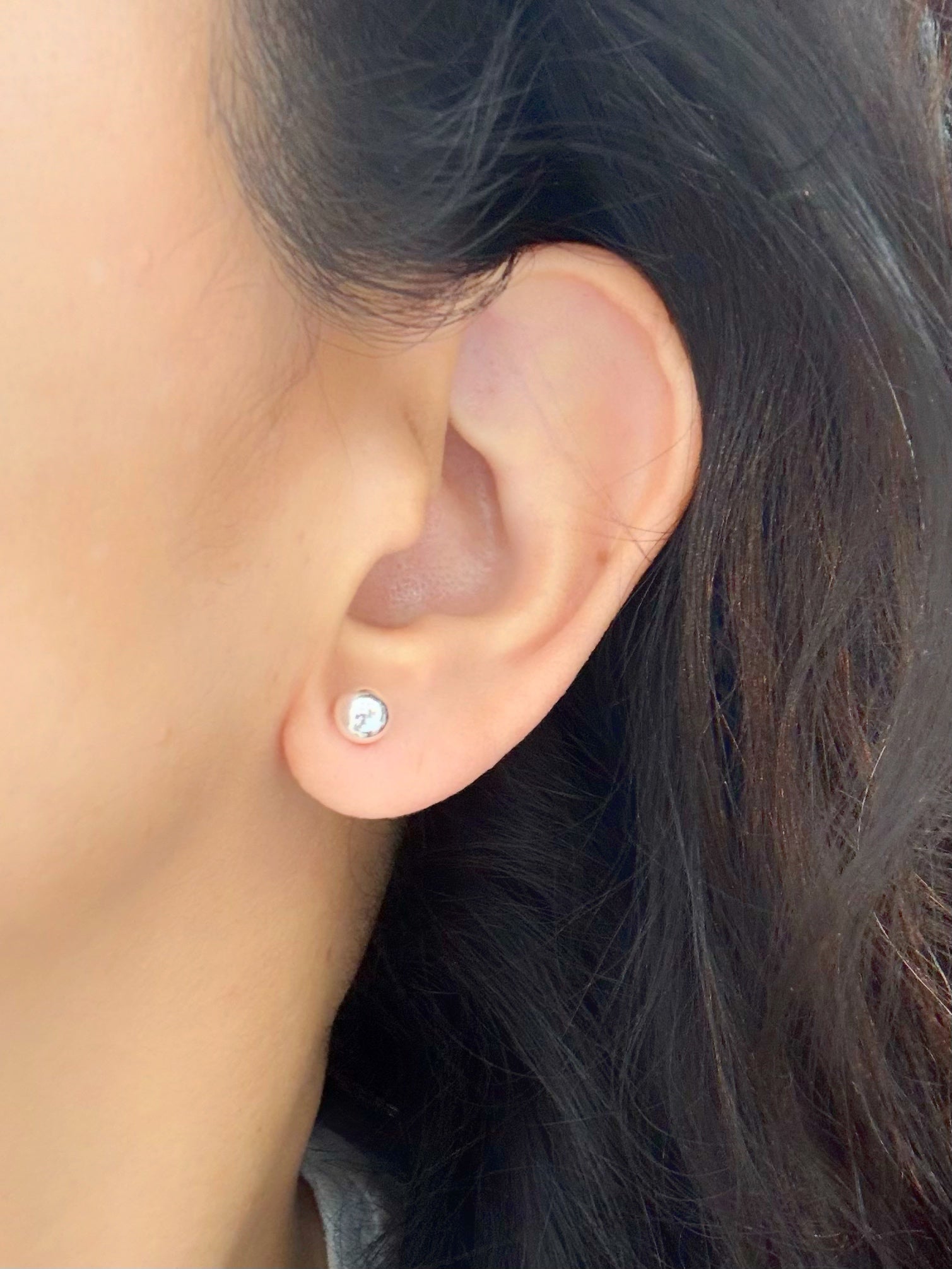 Svar 92.5 Silver Ball Stud Earrings - Handcrafted