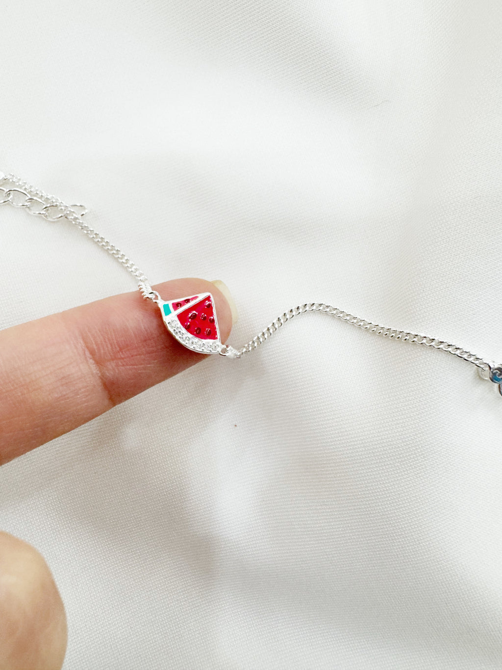 Kids Watermelon Silver Rakhi in 92.5 Sterling – Limited Edition