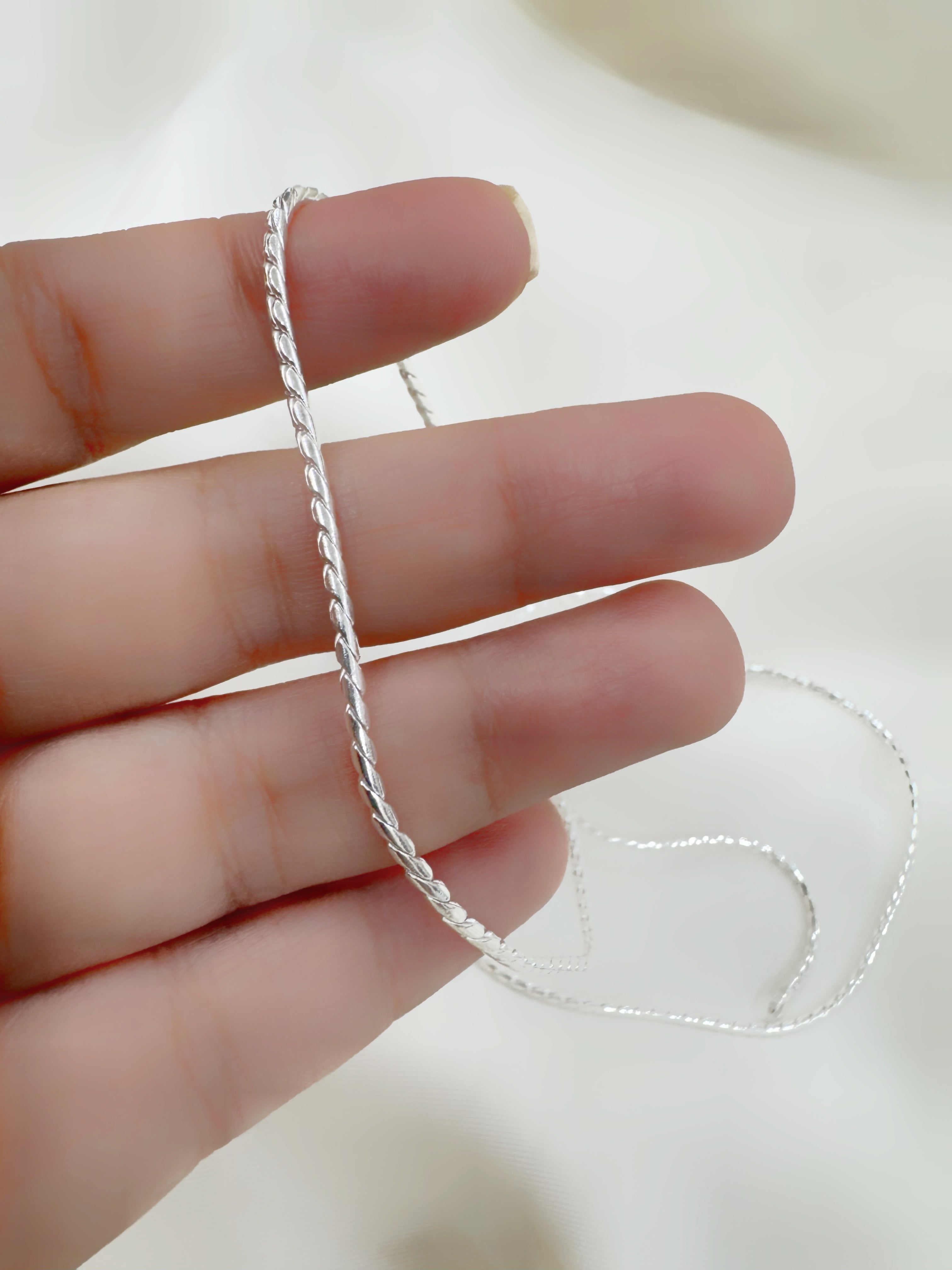 Amaira Silver Rope Chain 92.5 Silver