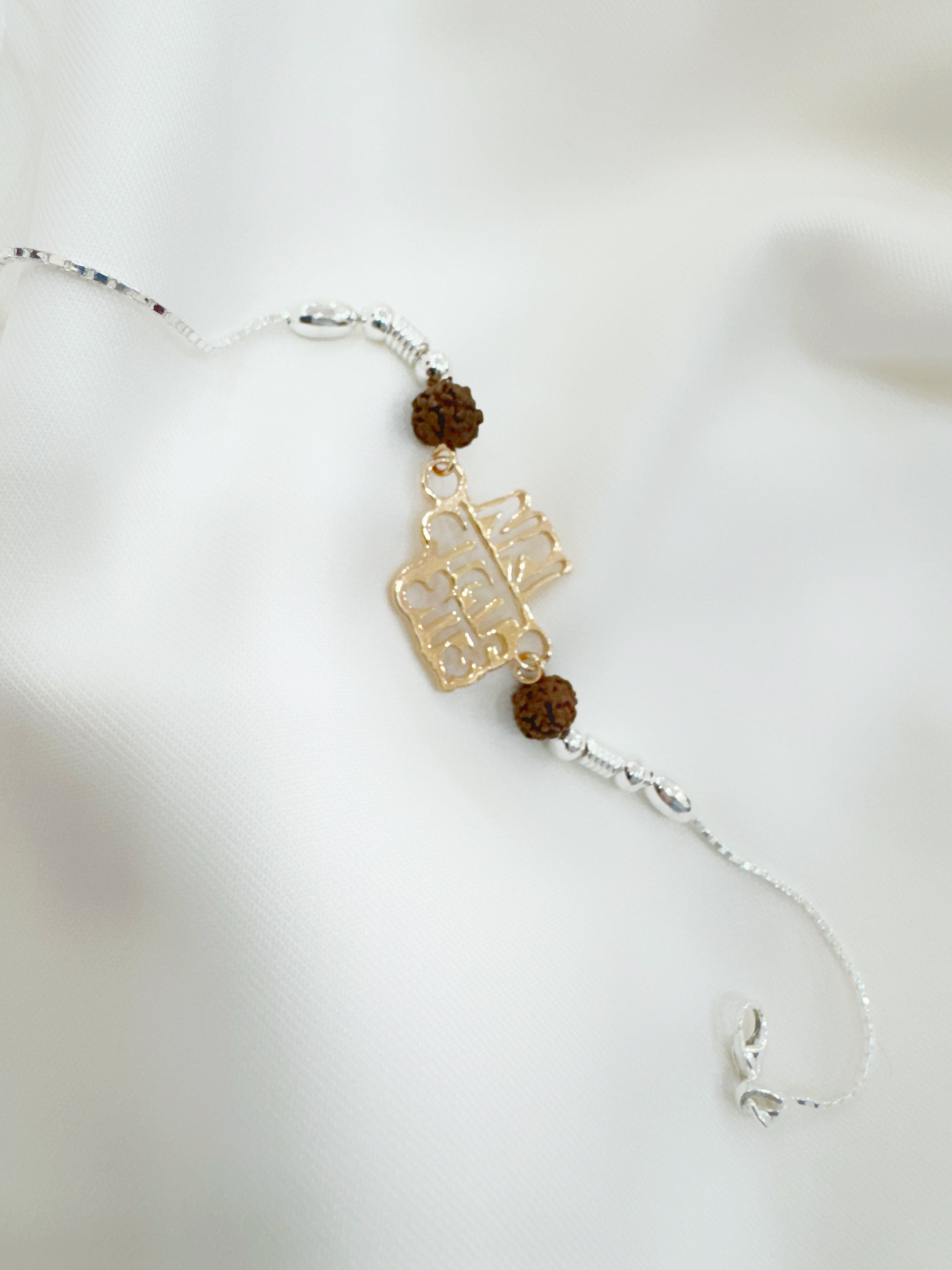Premium Rakhi in Pure 92.5 Silver – NRI Bhai