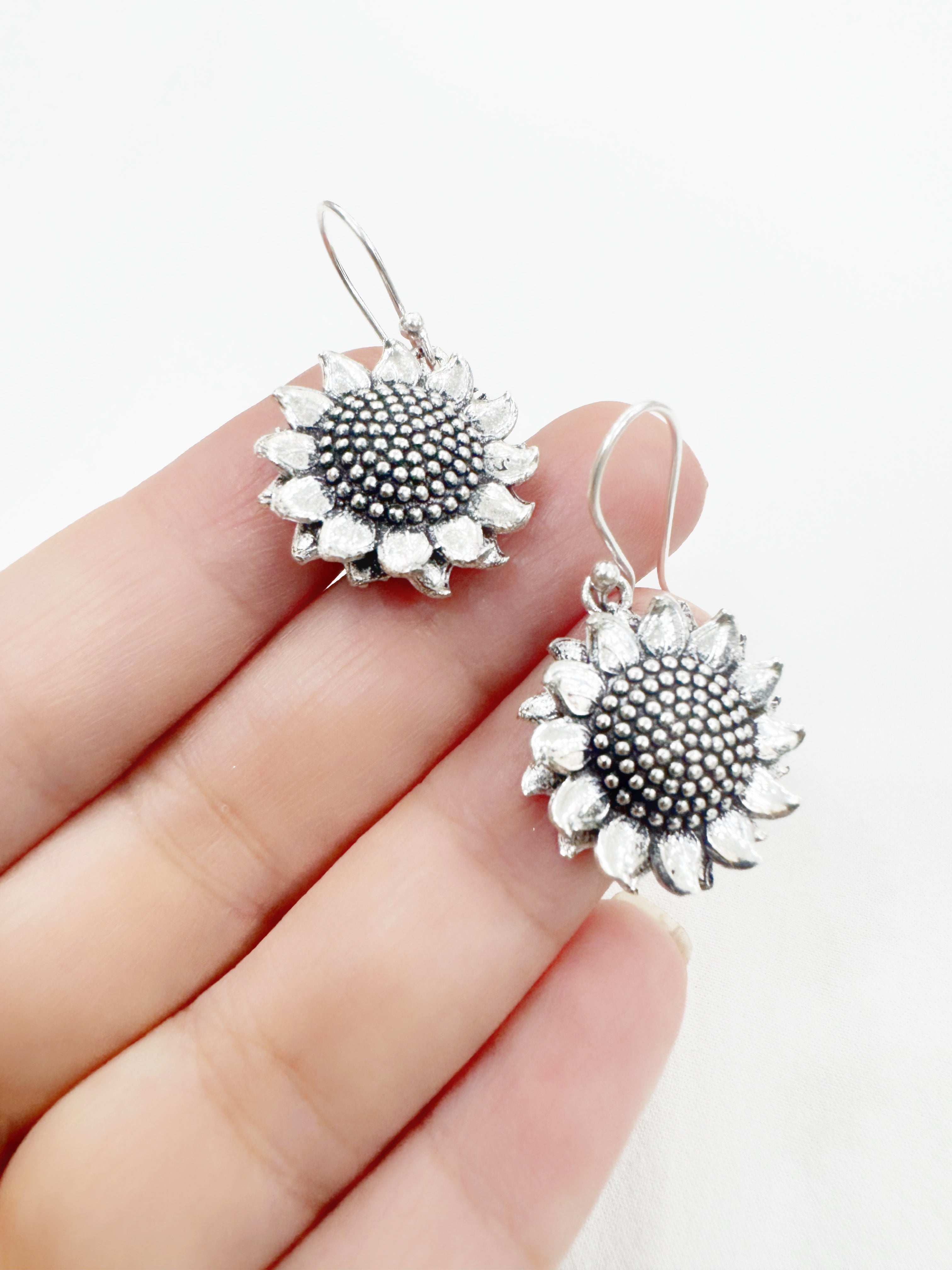 The Sunshine 92.5 Silver Drop Earrings