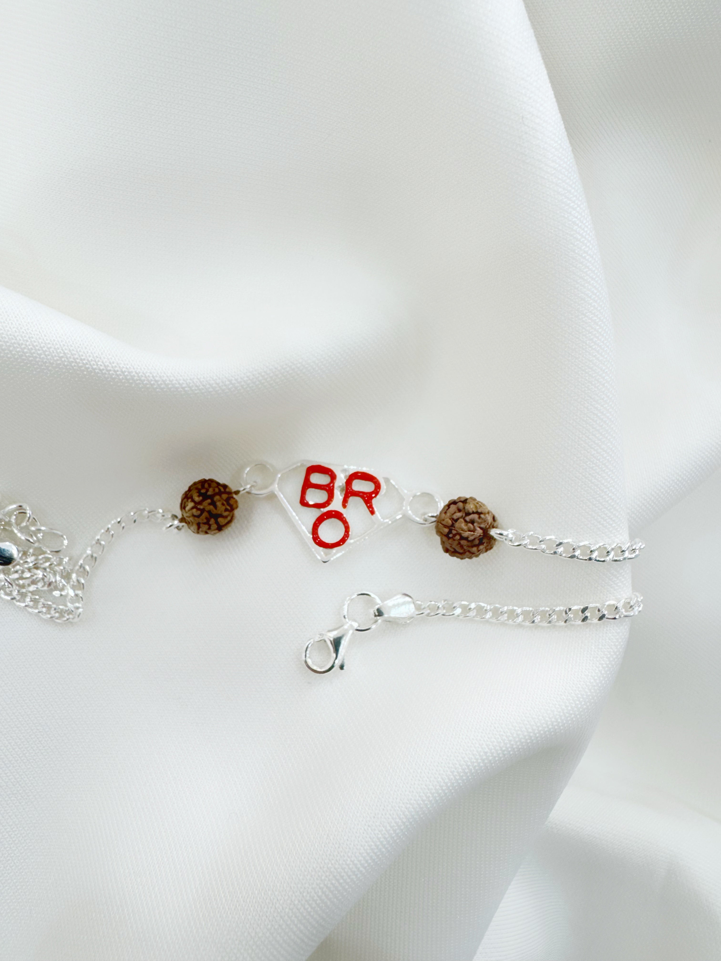 Bro Rakhi in Pure 92.5 Silver – Gift-Ready Keepsake Rakhi