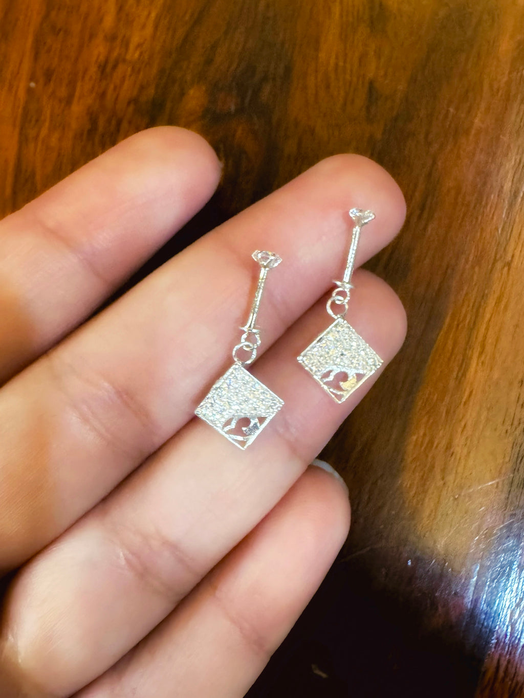 Everyday Bugadi - Kite Helix Earrings - 92.5 Silver