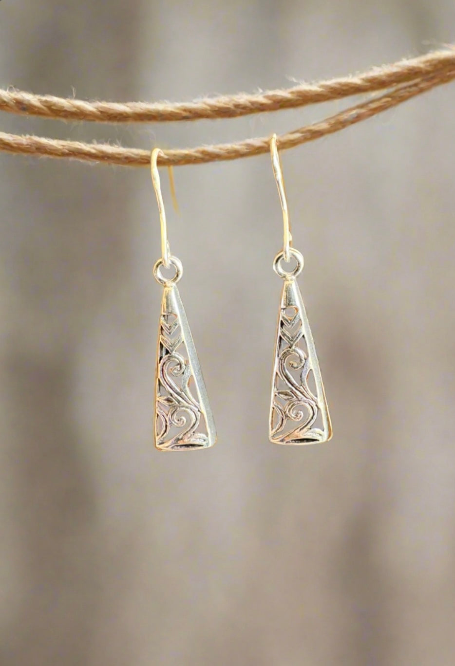 Silver Drop Earrings