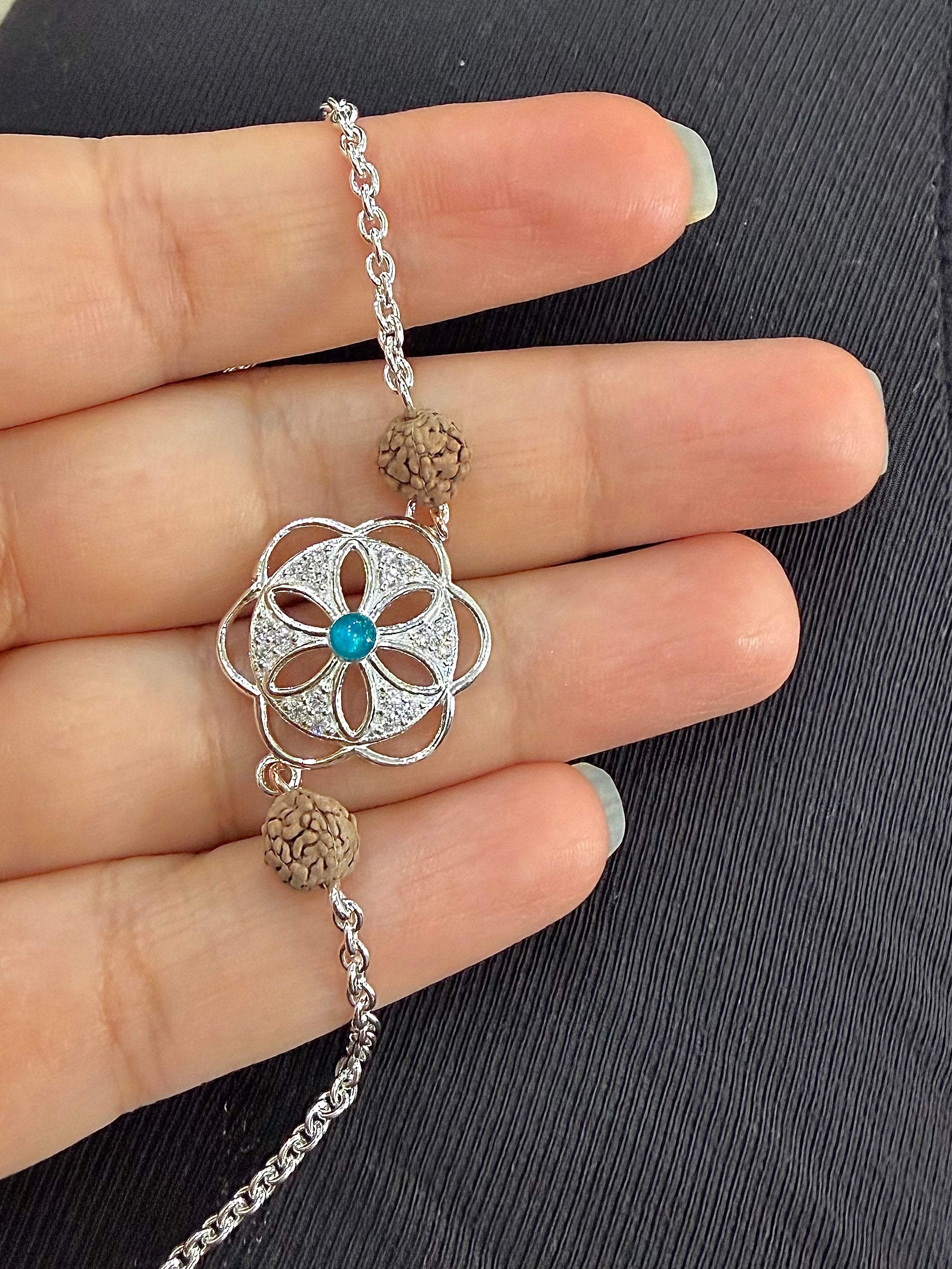 Rudra Mandala Rakhi – 925 Silver