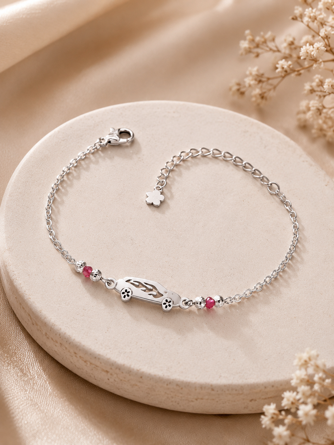 Sports Car Bracelet Rakhi - 925 Silver