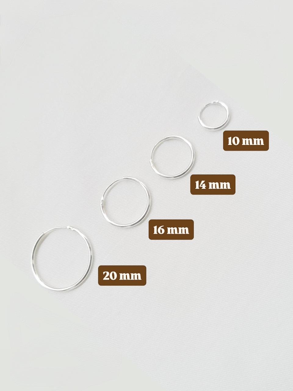 Silver Glow Bali (Set Of 4) Statement Hoop 92.5 Earrings