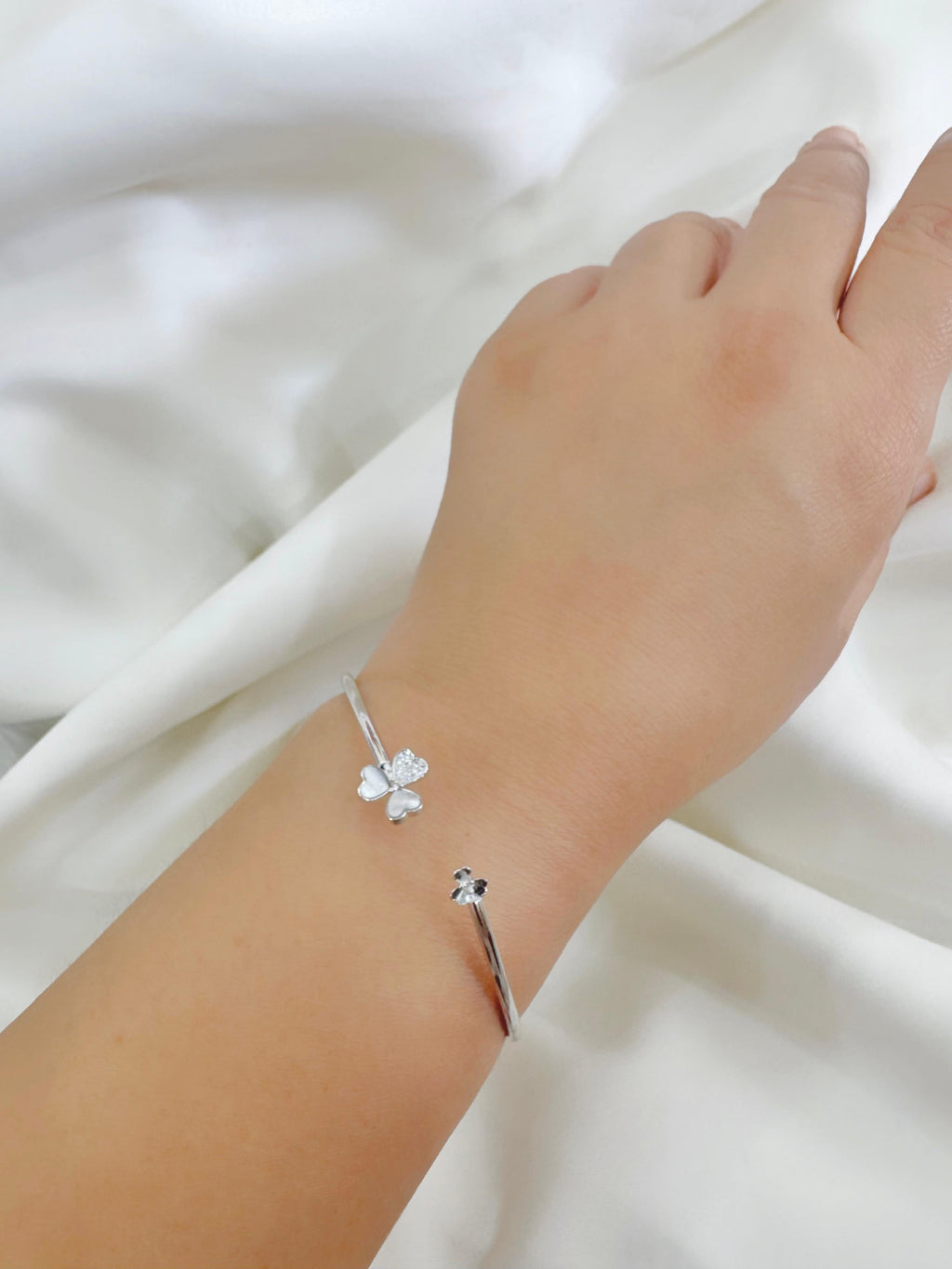 Heartleaf 92.5 Silver Bracelet - Handcrafted