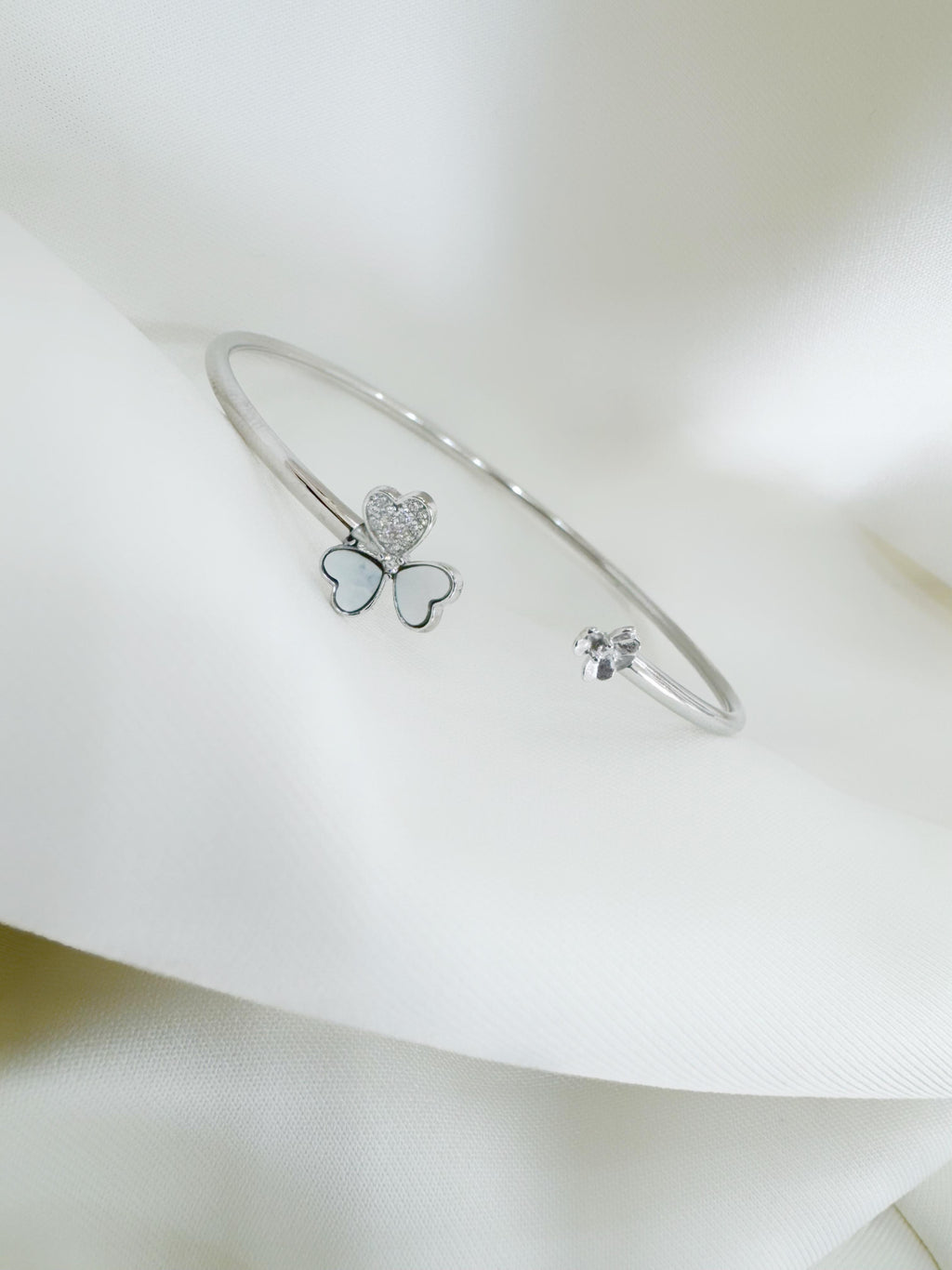 Heartleaf 92.5 Silver Bracelet - Handcrafted