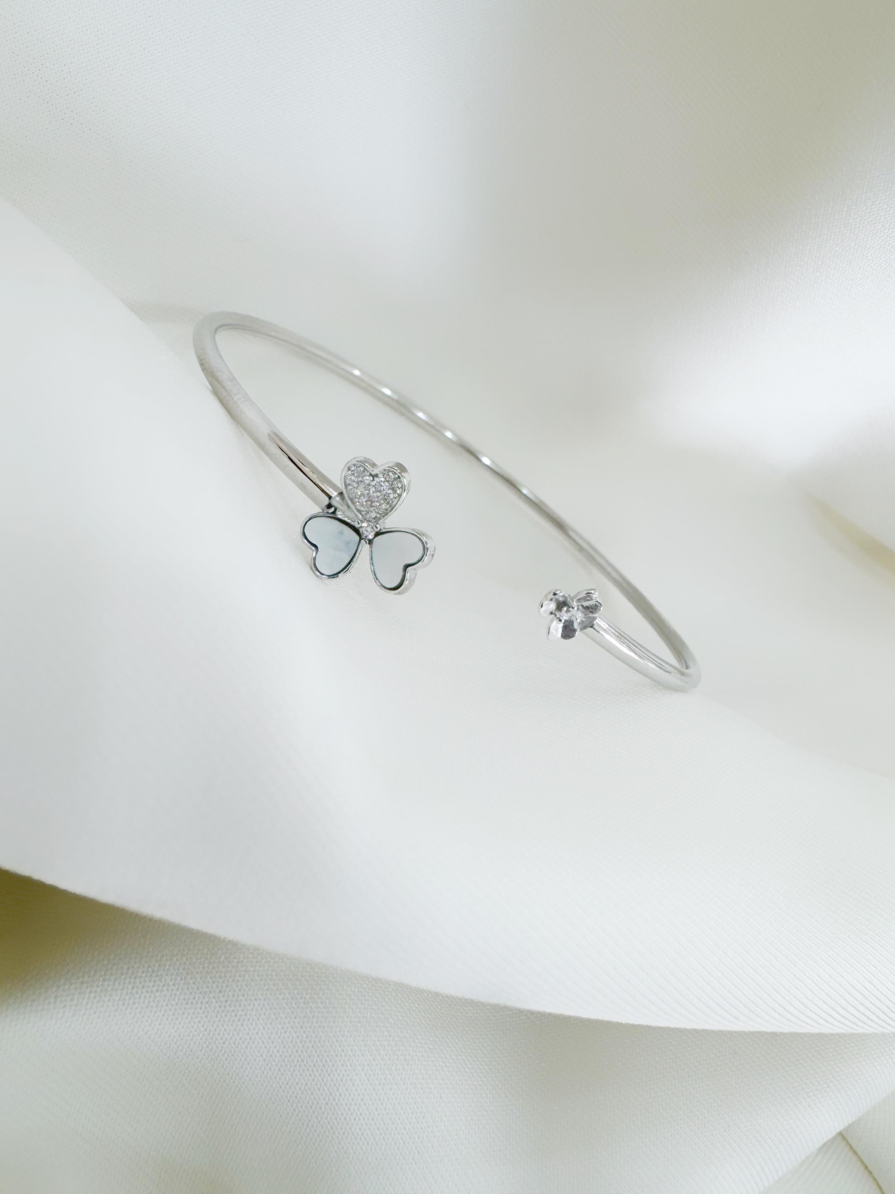 Heartleaf 92.5 Silver Bracelet - Handcrafted