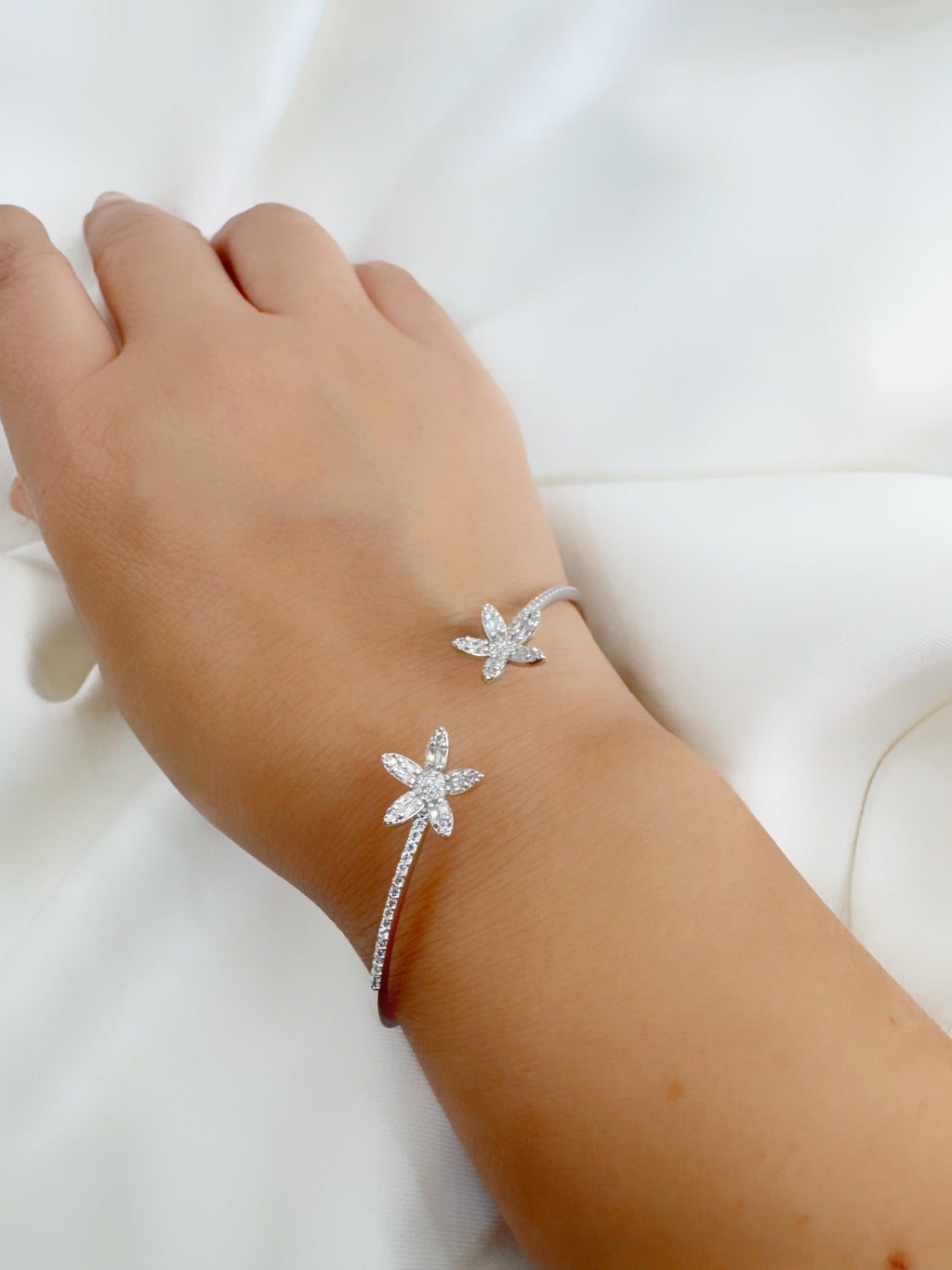 Bloomcuff 92.5 Silver Bracelet - Handcrafted