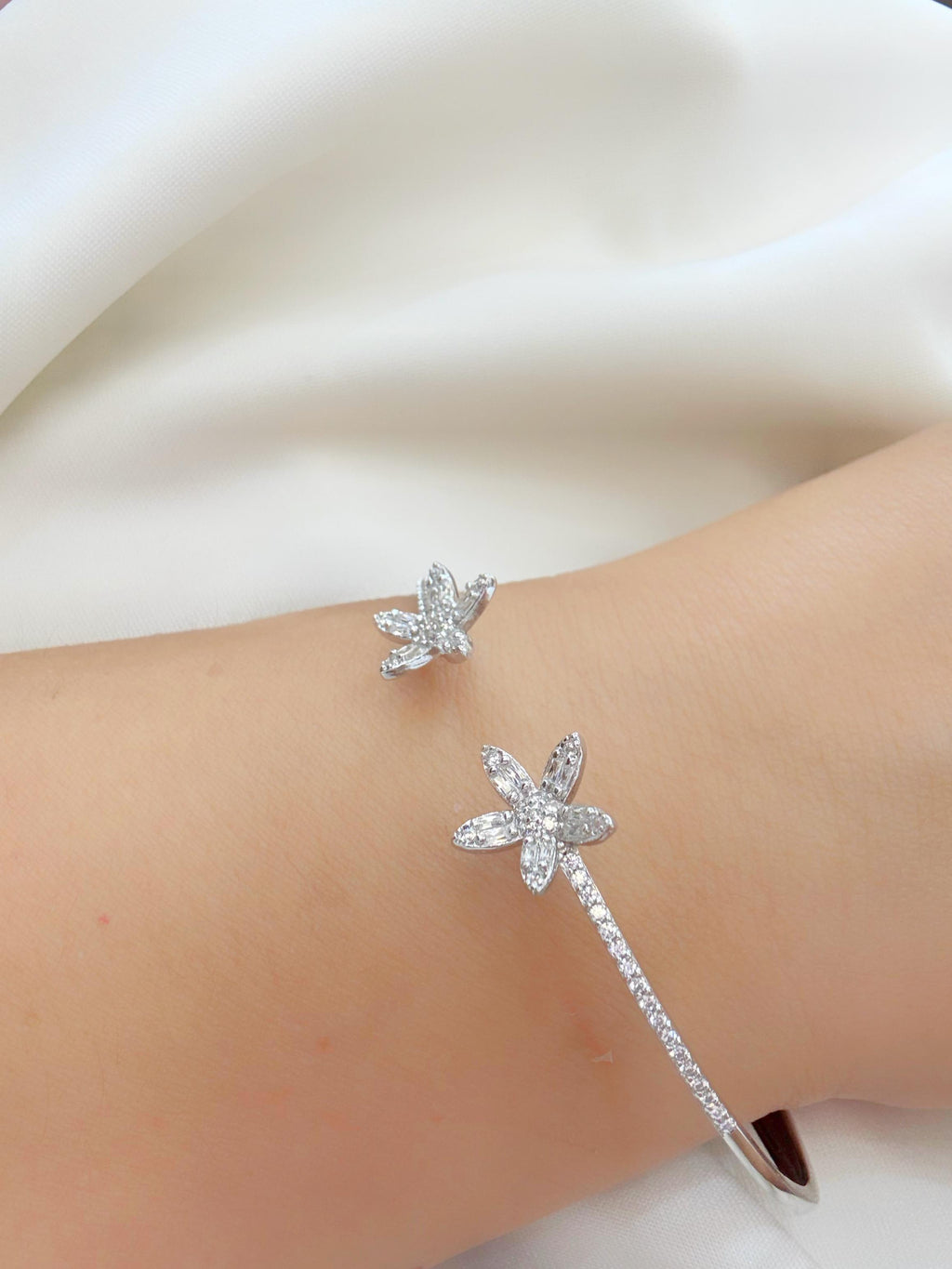 Bloomcuff 92.5 Silver Bracelet - Handcrafted