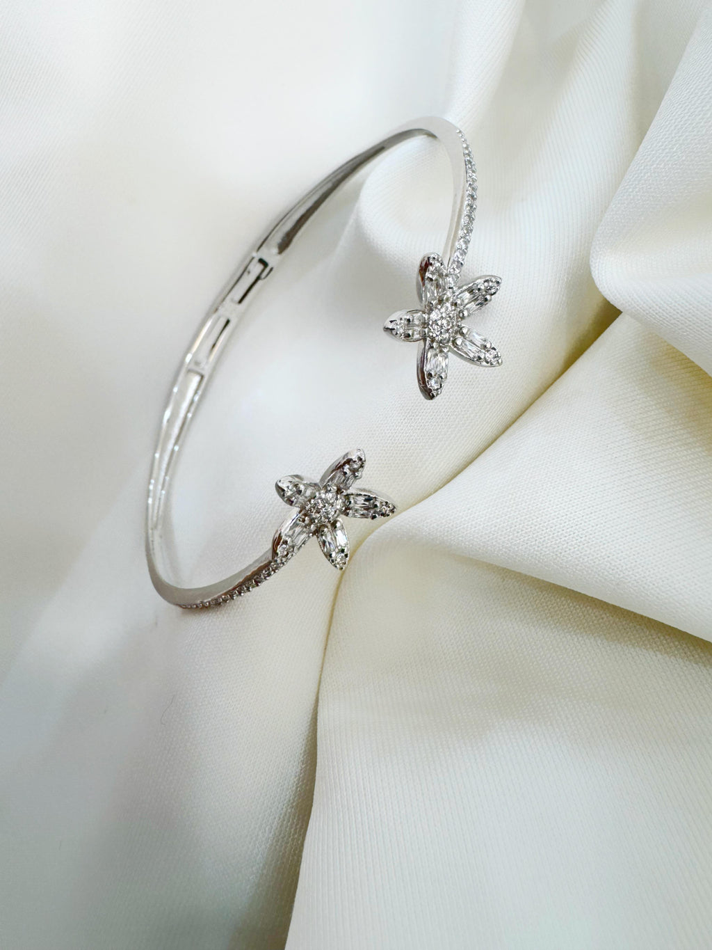 Bloomcuff 92.5 Silver Bracelet - Handcrafted
