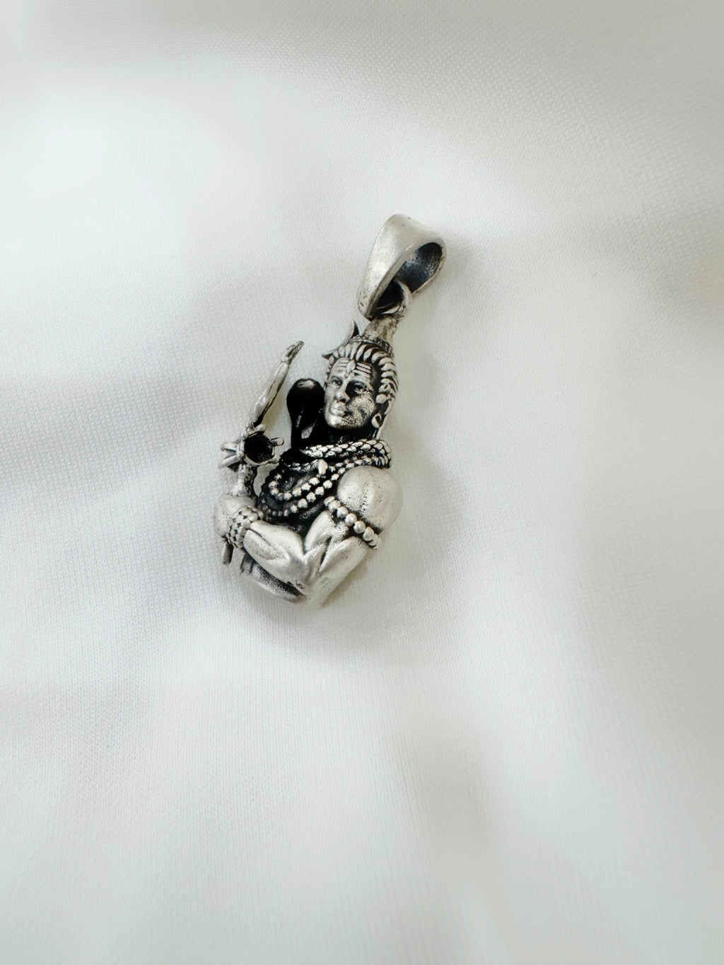 Shambhu 92.5 Silver Handcrafted Pendant (With or Without Chain)