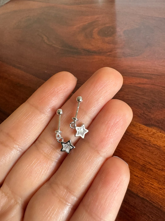 Everyday Bugadi - Star Helix Earrings - 92.5 Silver
