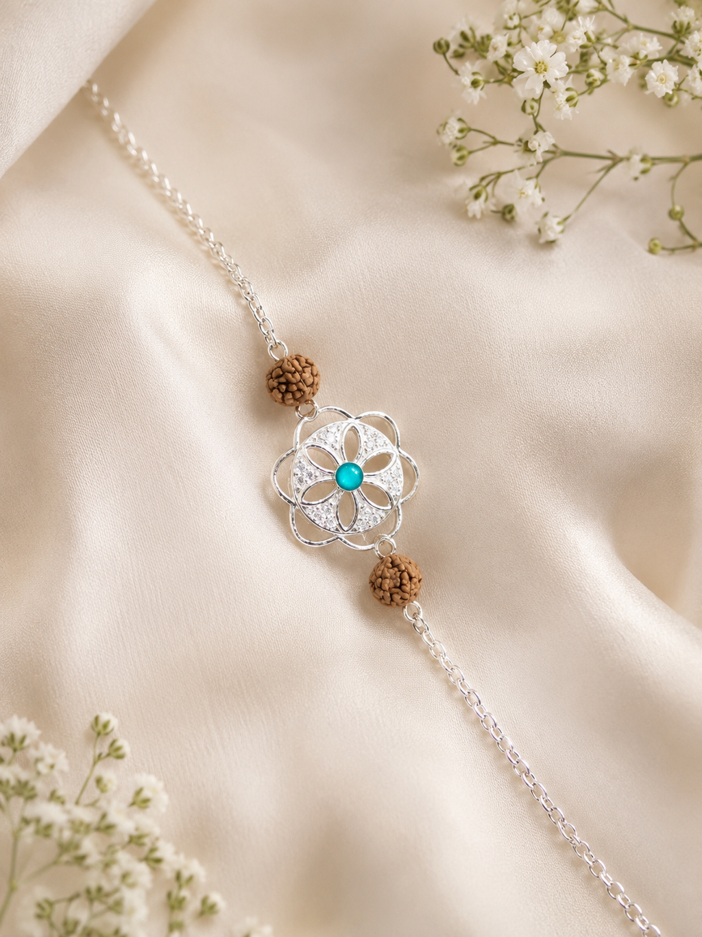 Rudra Mandala Rakhi – 925 Silver