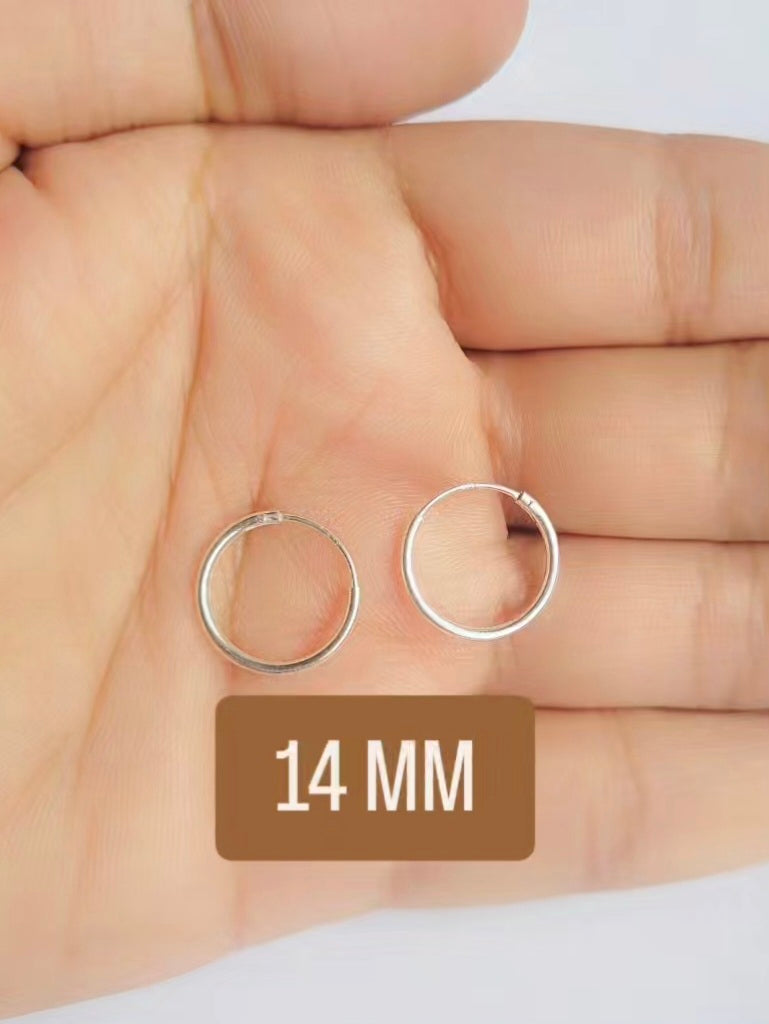 Silver Glow Bali (Set Of 4) Statement Hoop 92.5 Earrings