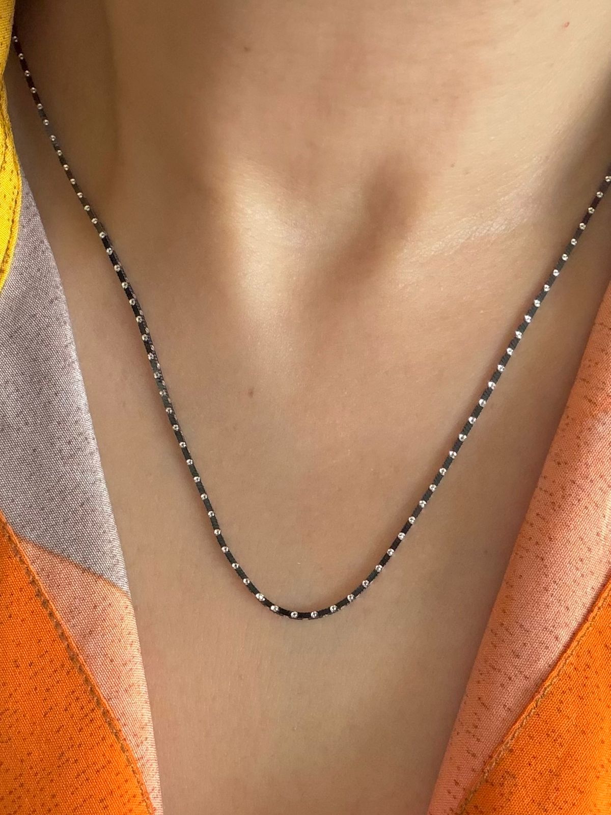Python- Silver Handcrafted 925 Chain