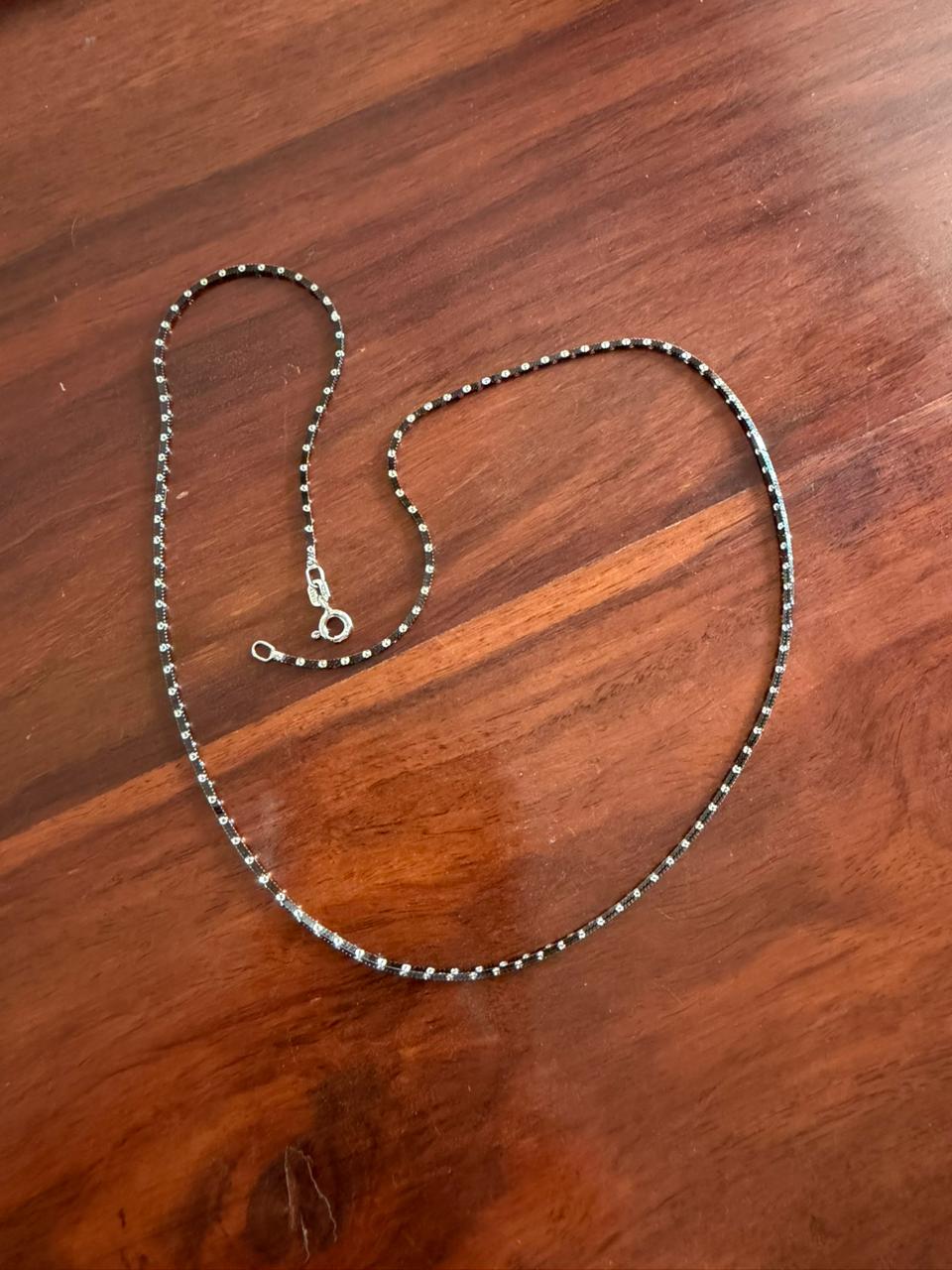 Python- Silver Handcrafted 925 Chain
