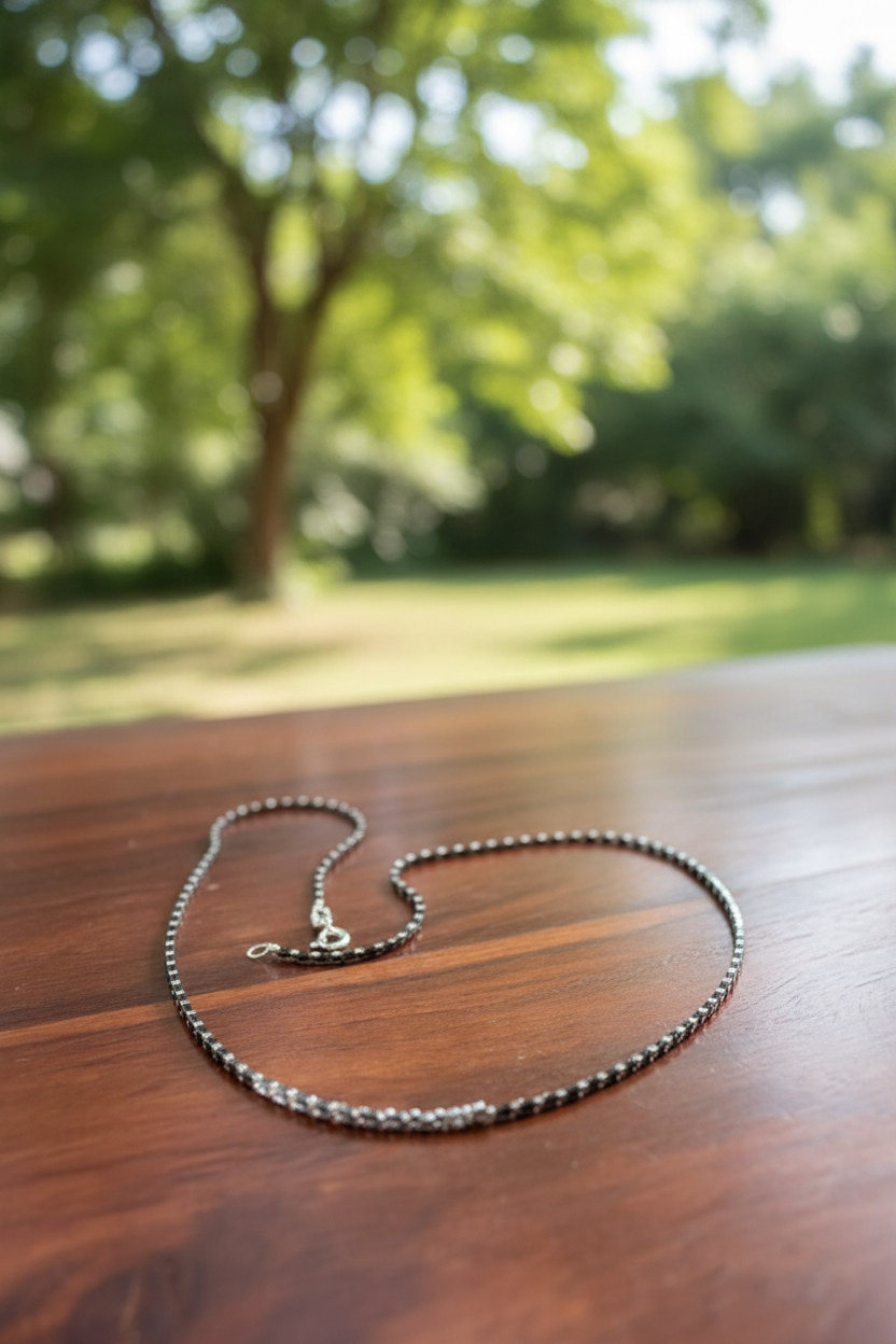 Python- Silver Handcrafted 925 Chain