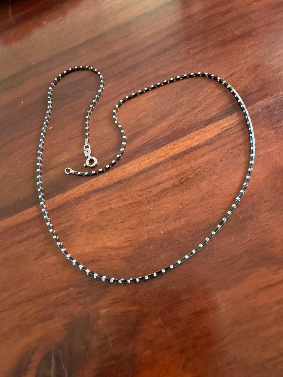 Python- Silver Handcrafted 925 Chain