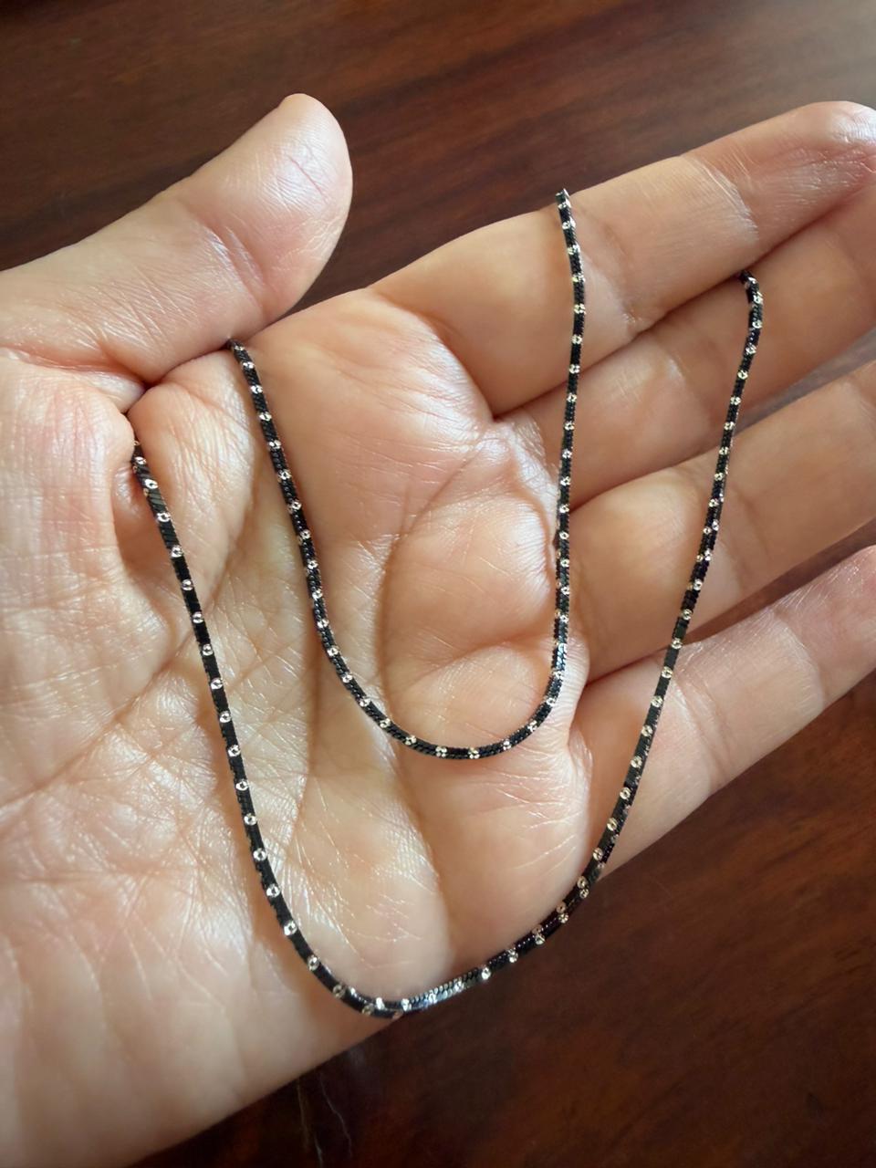 Python- Silver Handcrafted 925 Chain