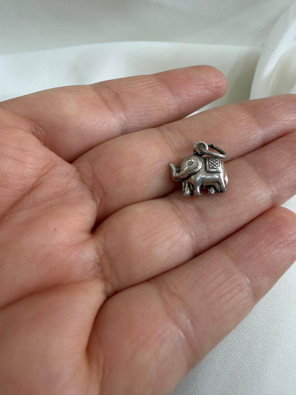 Kids Chota Haathi Pendants - Elephant 925 Silver Handcrafted Pendant (With or Without Chain)