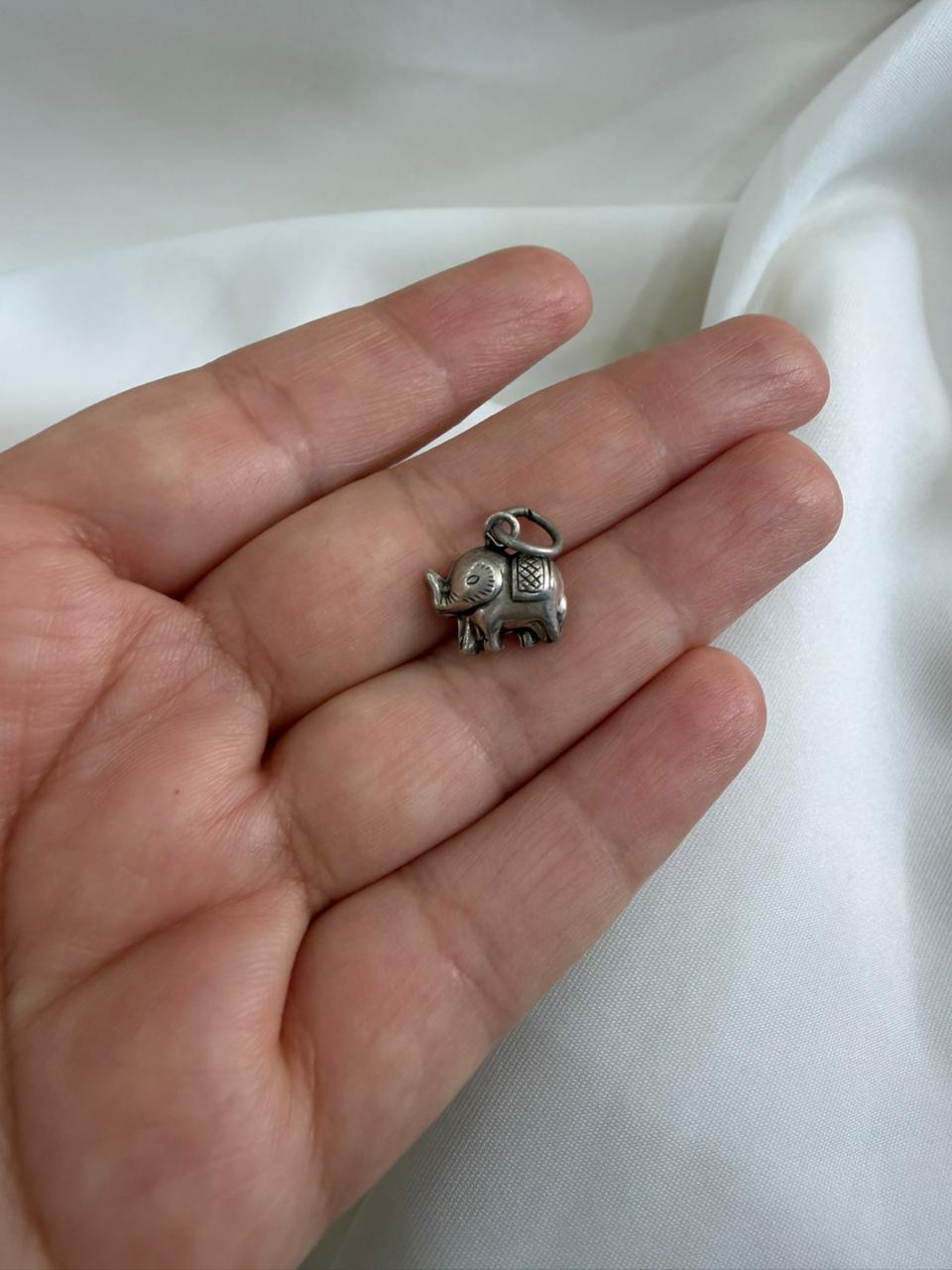 Kids Chota Haathi Pendants - Elephant 925 Silver Handcrafted Pendant (With or Without Chain)