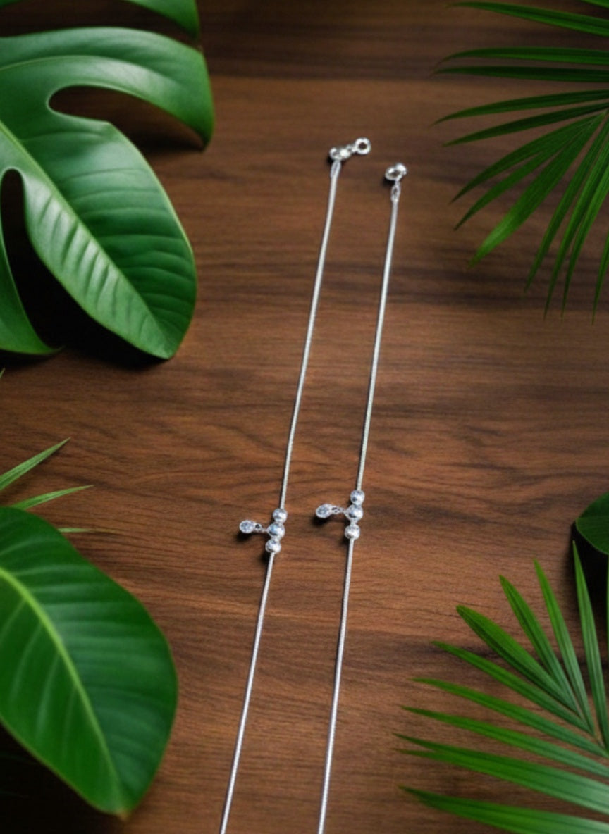 Manke - Handcrafted 92.5 Light Weight Anklet