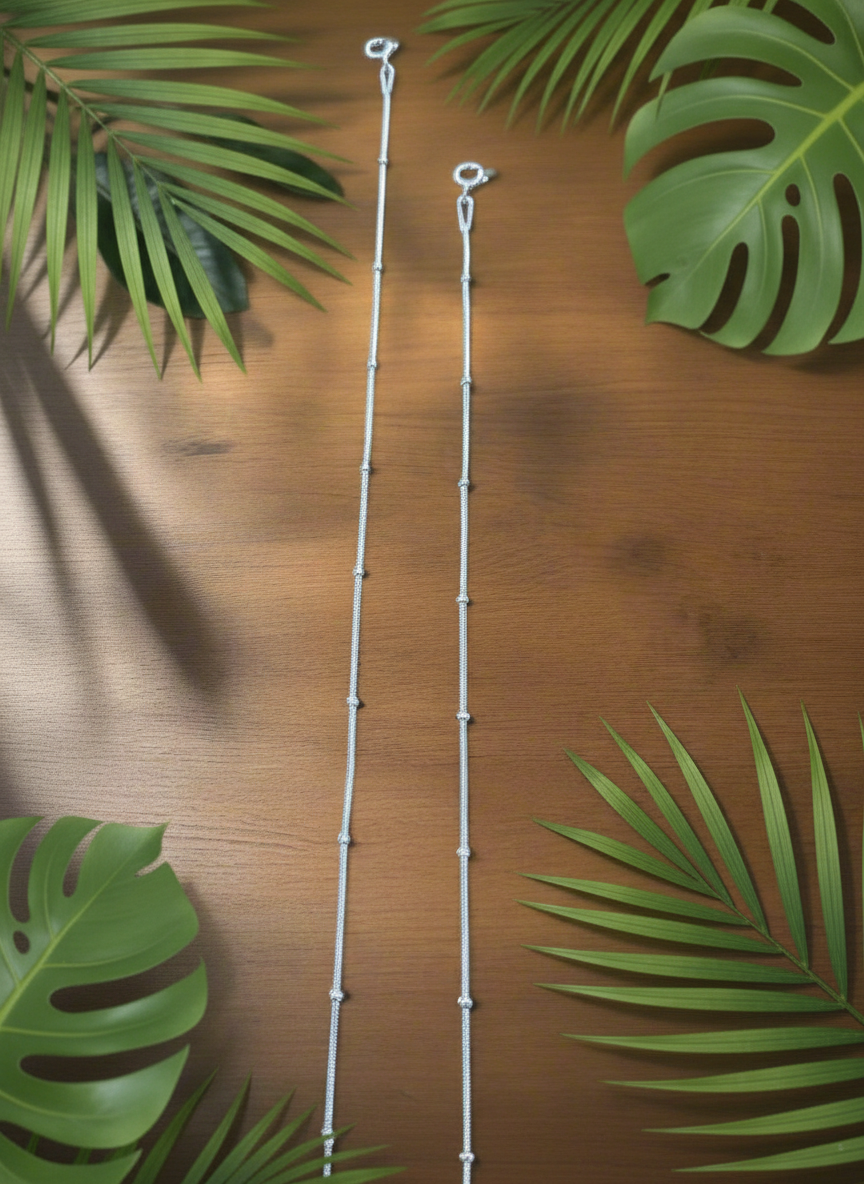 Myra - Handcrafted 92.5 Light Weight Anklet