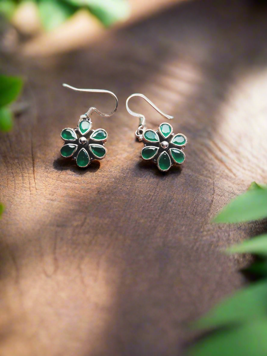 Harit Pushp Hanging Earrings 92.5 Silver Earrings