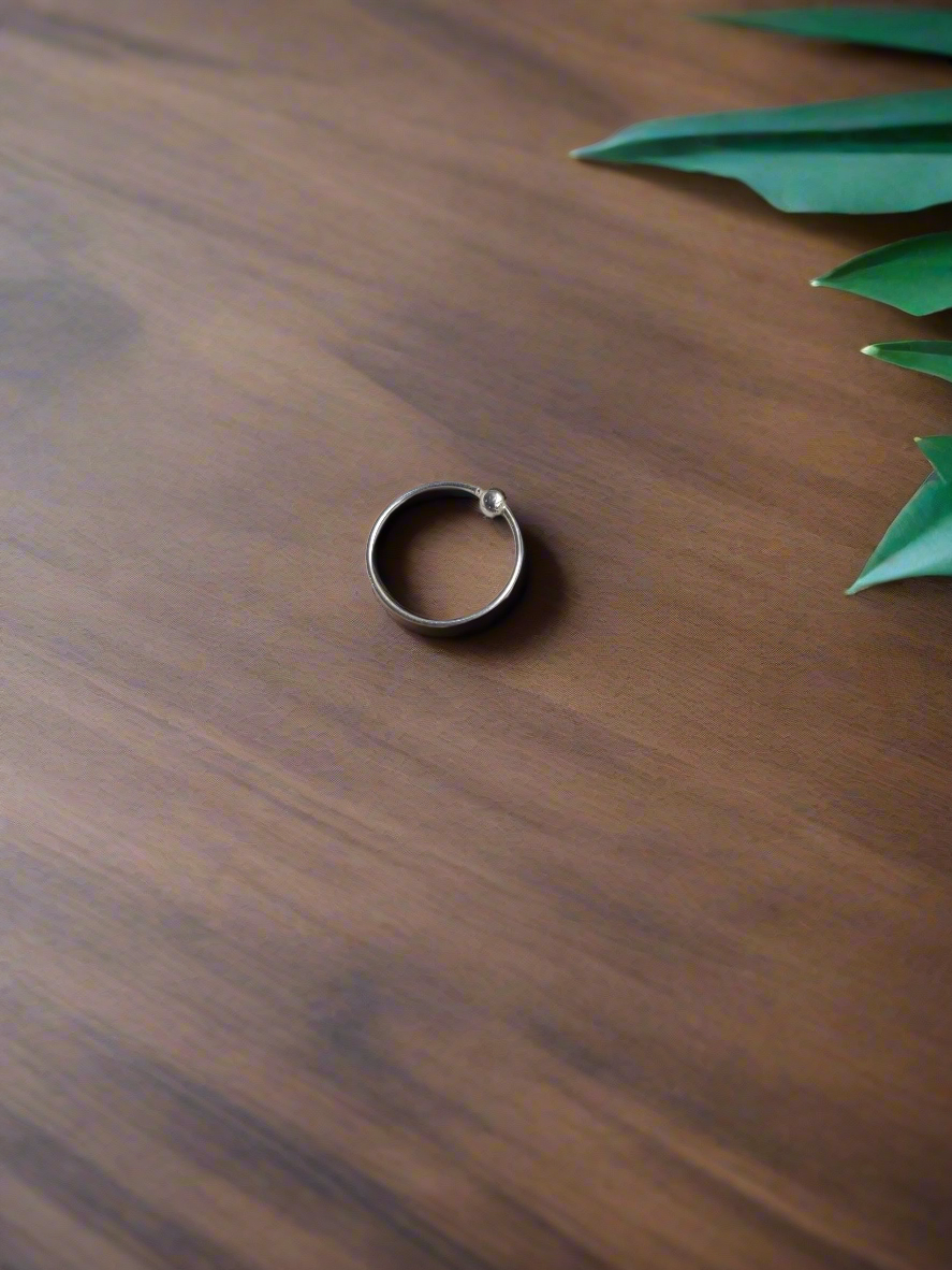 Saadgi - Pierced 92.5 Silver Nosepin