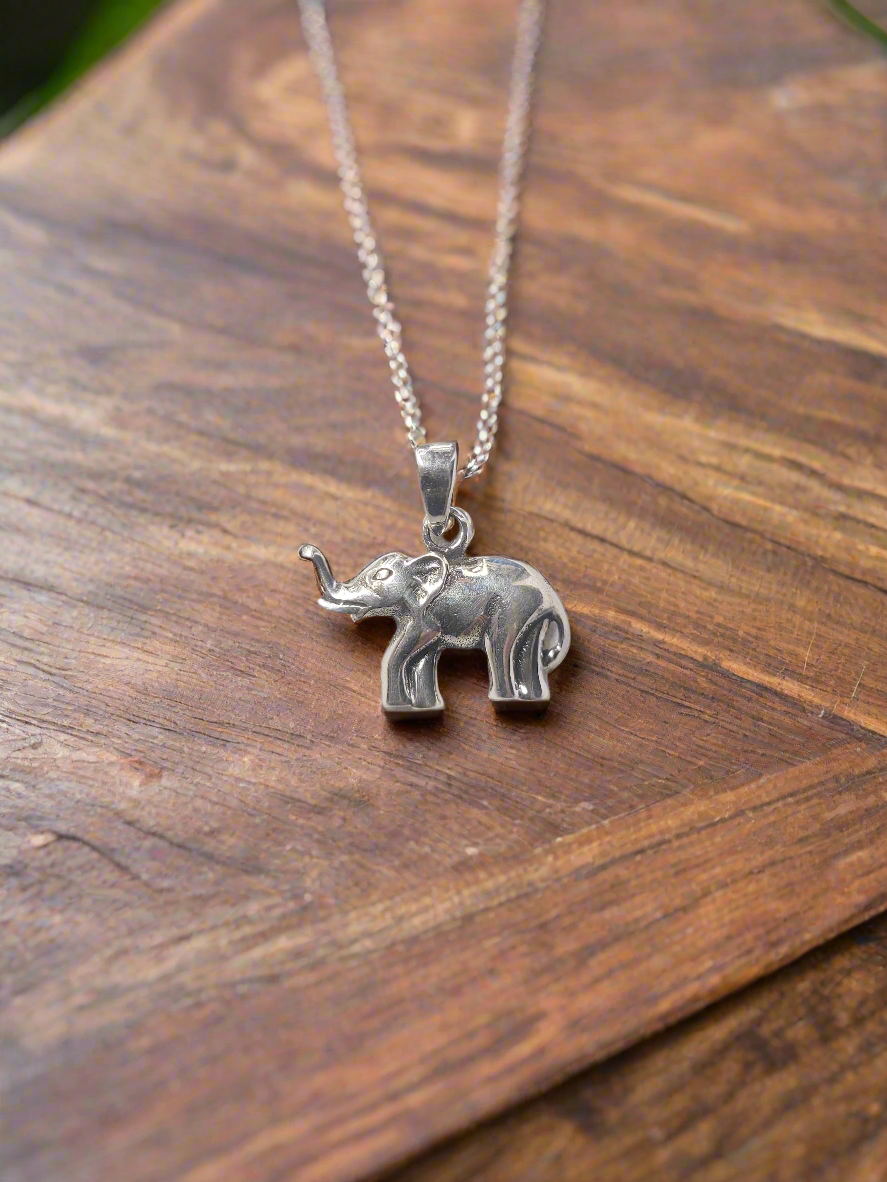 Tusker Charm 92.5 Silver Pendant (Without Chain) - Handcrafted