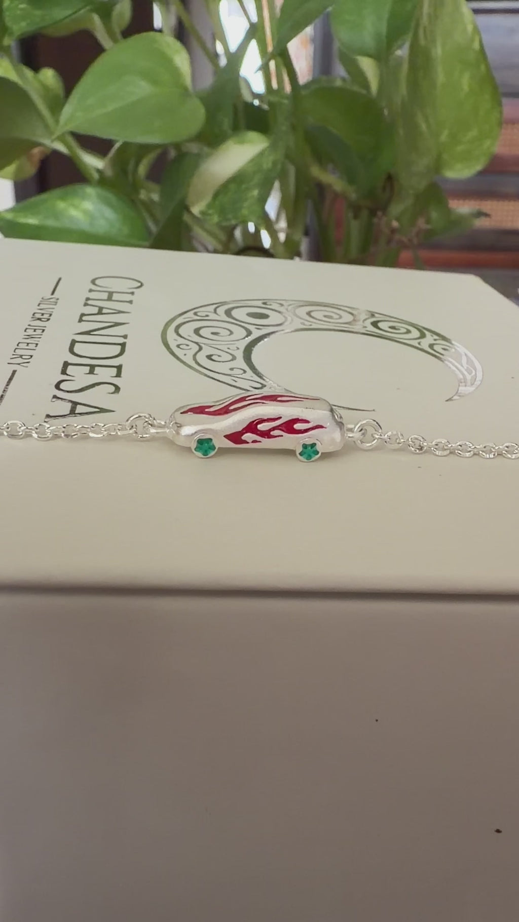 Car Bracelet Kids Rakhi - 925 Silver