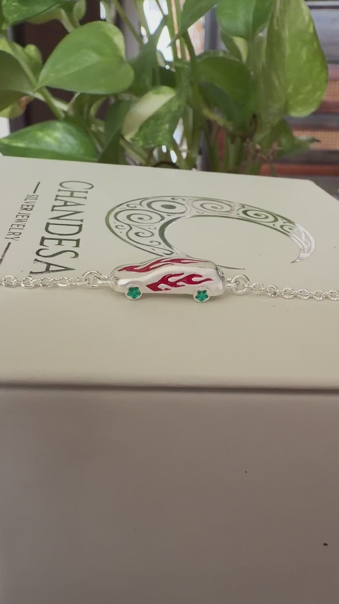 Car Bracelet Kids Rakhi - 925 Silver