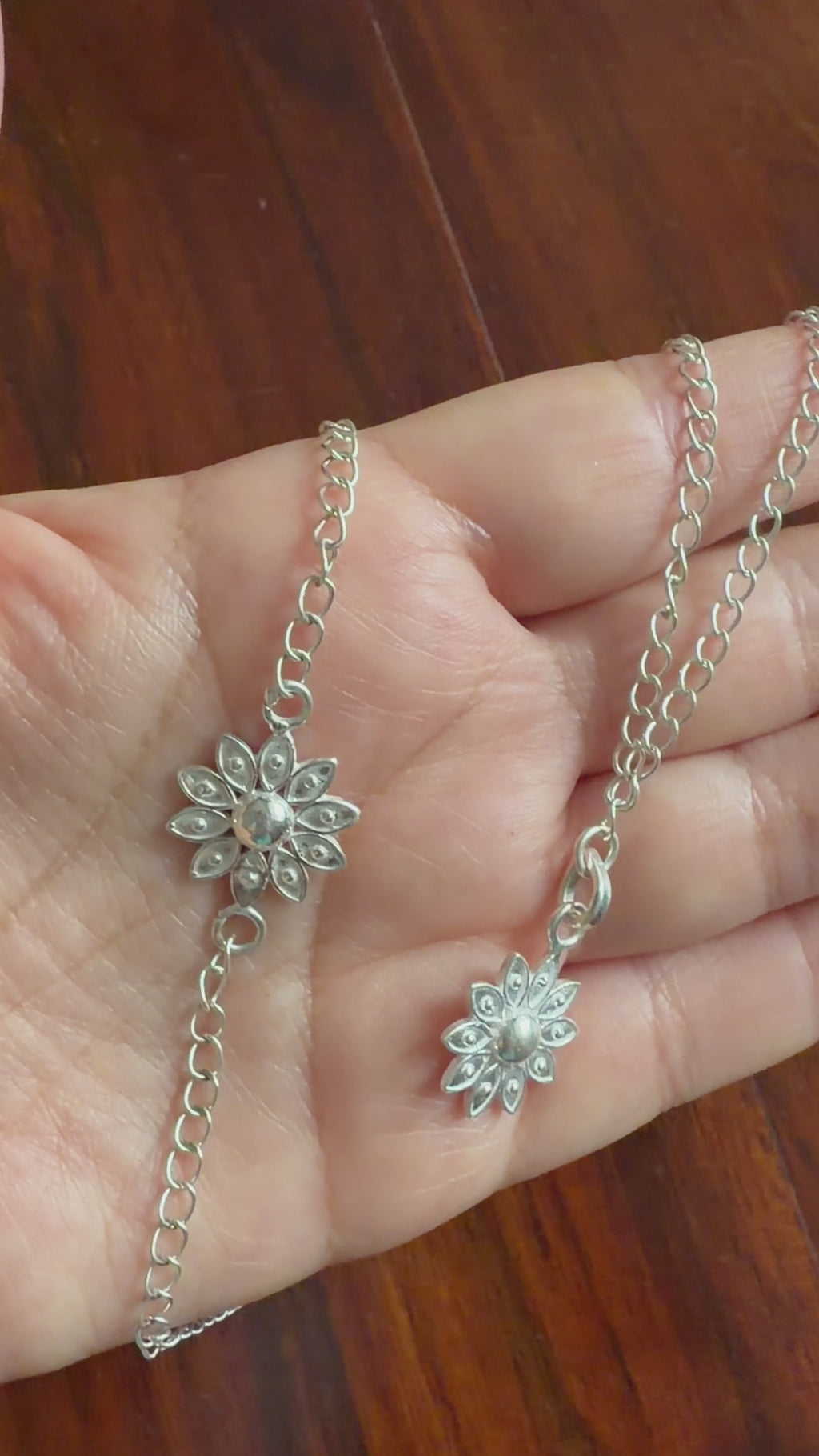 Pushp Divine Silver Rakhis for Bhai Bhabhi (Lumba) – 925 Handcrafted Silver