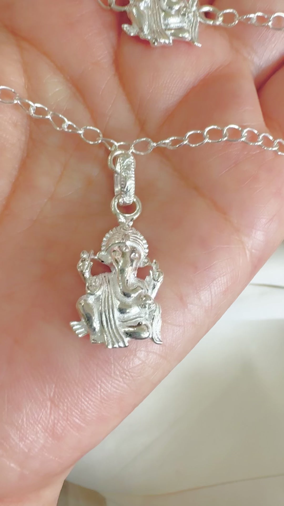 Ganesha Silver Rakhis for Bhai Bhabhi (Lumba) – 925 Handcrafted Silver