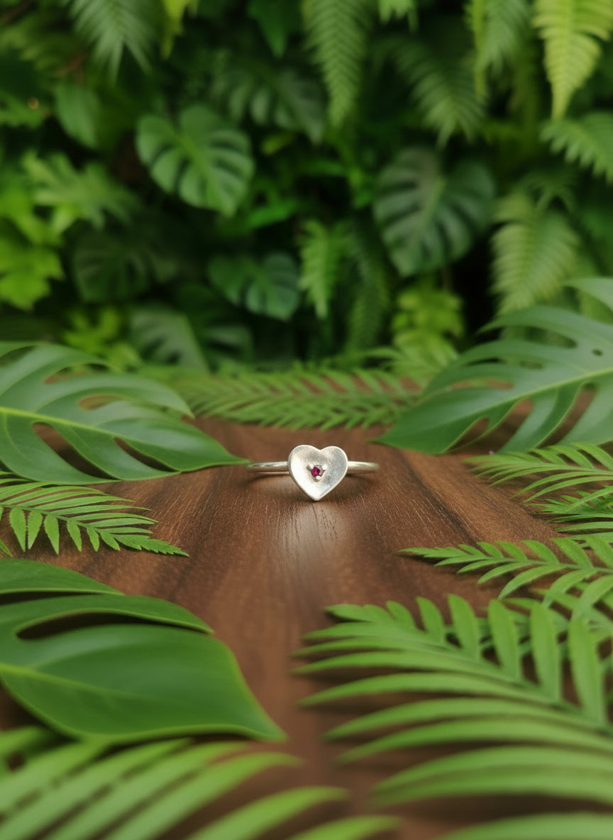 Hridya Traditional 92.5 Silver Adjustable Ring