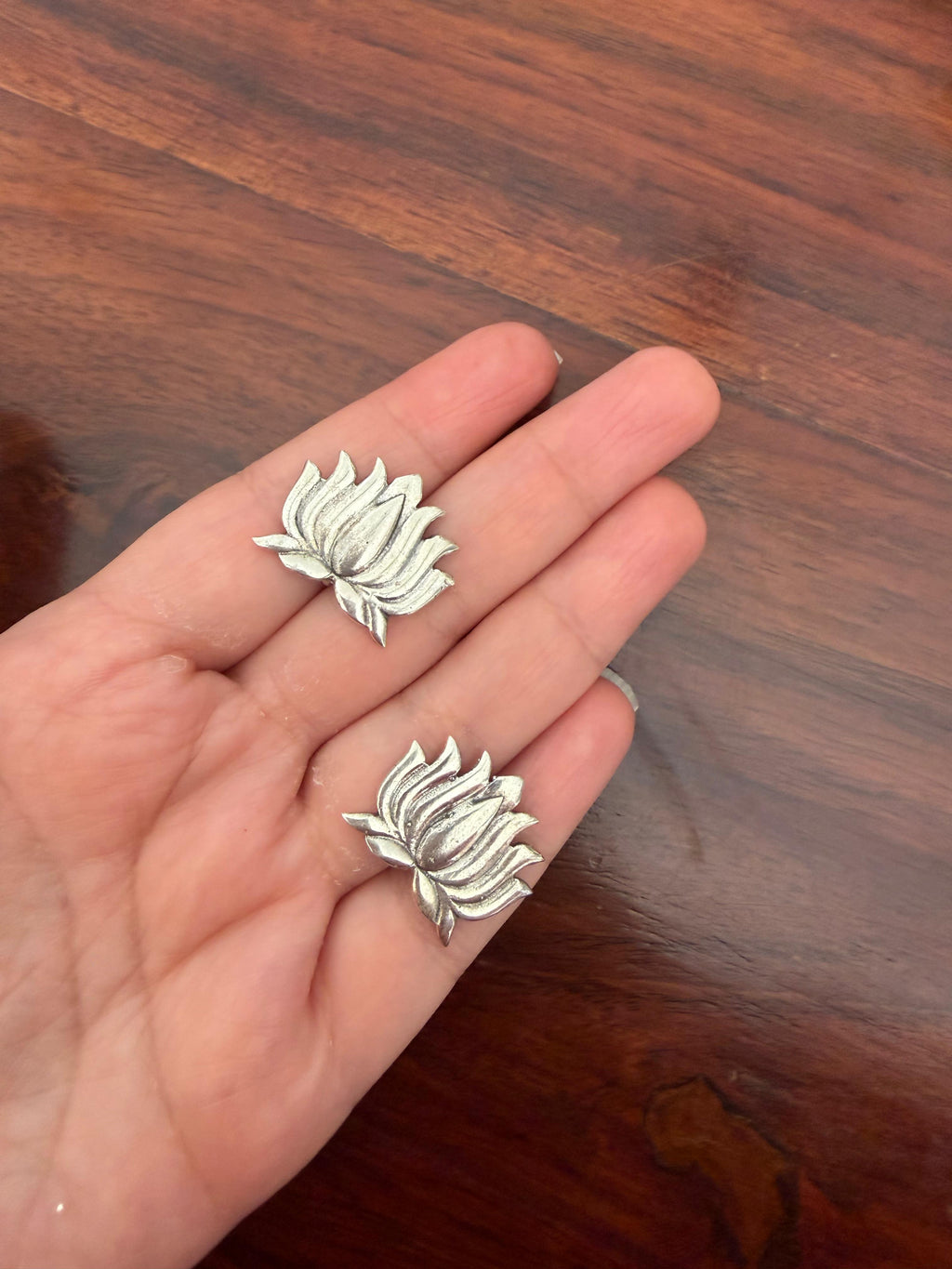 Kamalika Chitai Jhumkas 925 Silver 3-in-1 Earrings - Handcrafted