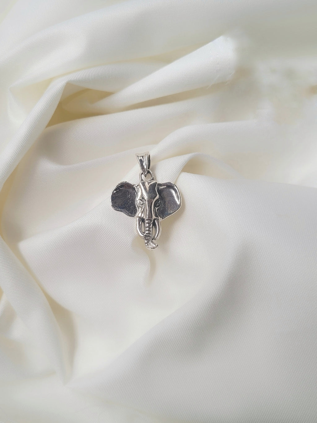 Elephant Majesty 92.5 Silver Pendant (Without Chain) - Handcrafted