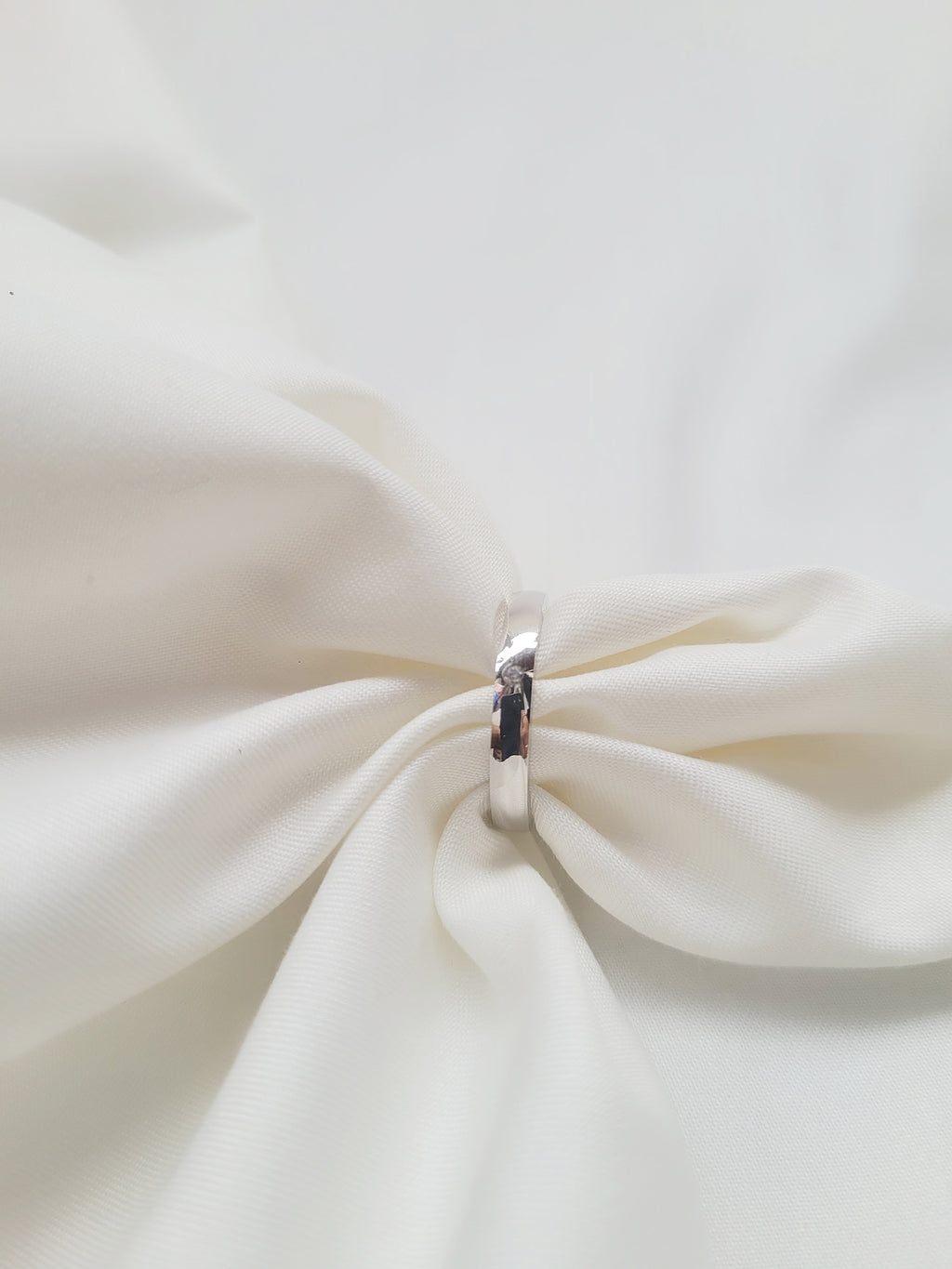 CZ Studded Plain Band 92.5 Silver Ring