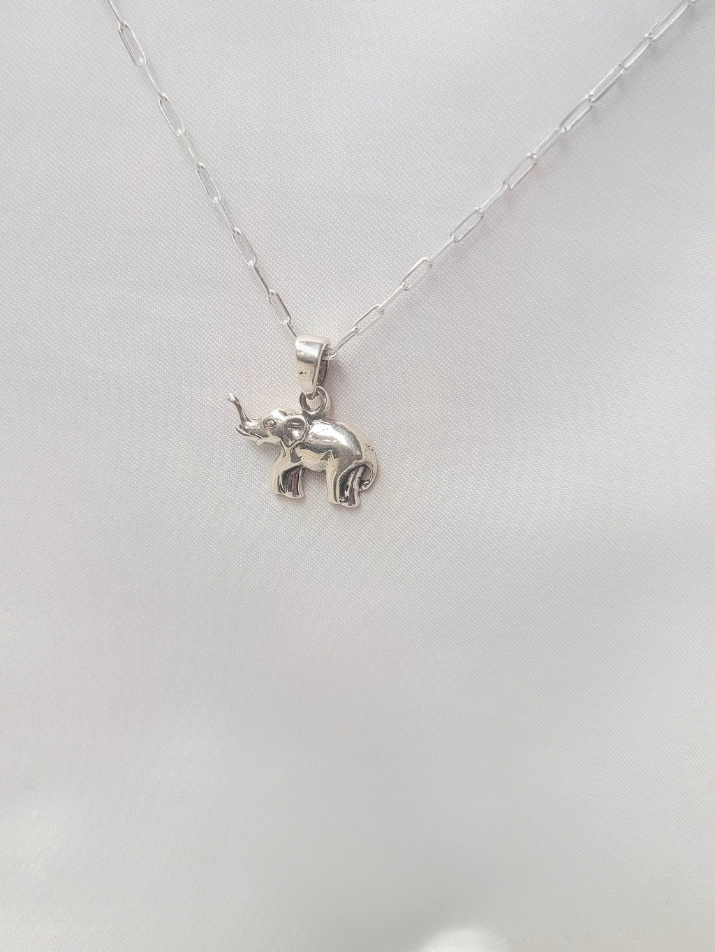 Tusker Charm 92.5 Silver Pendant (Without Chain) - Handcrafted