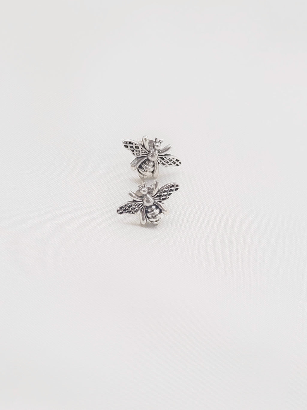 Buzzing Beauty Stud 92.5 Silver Earrings - Handcrafted