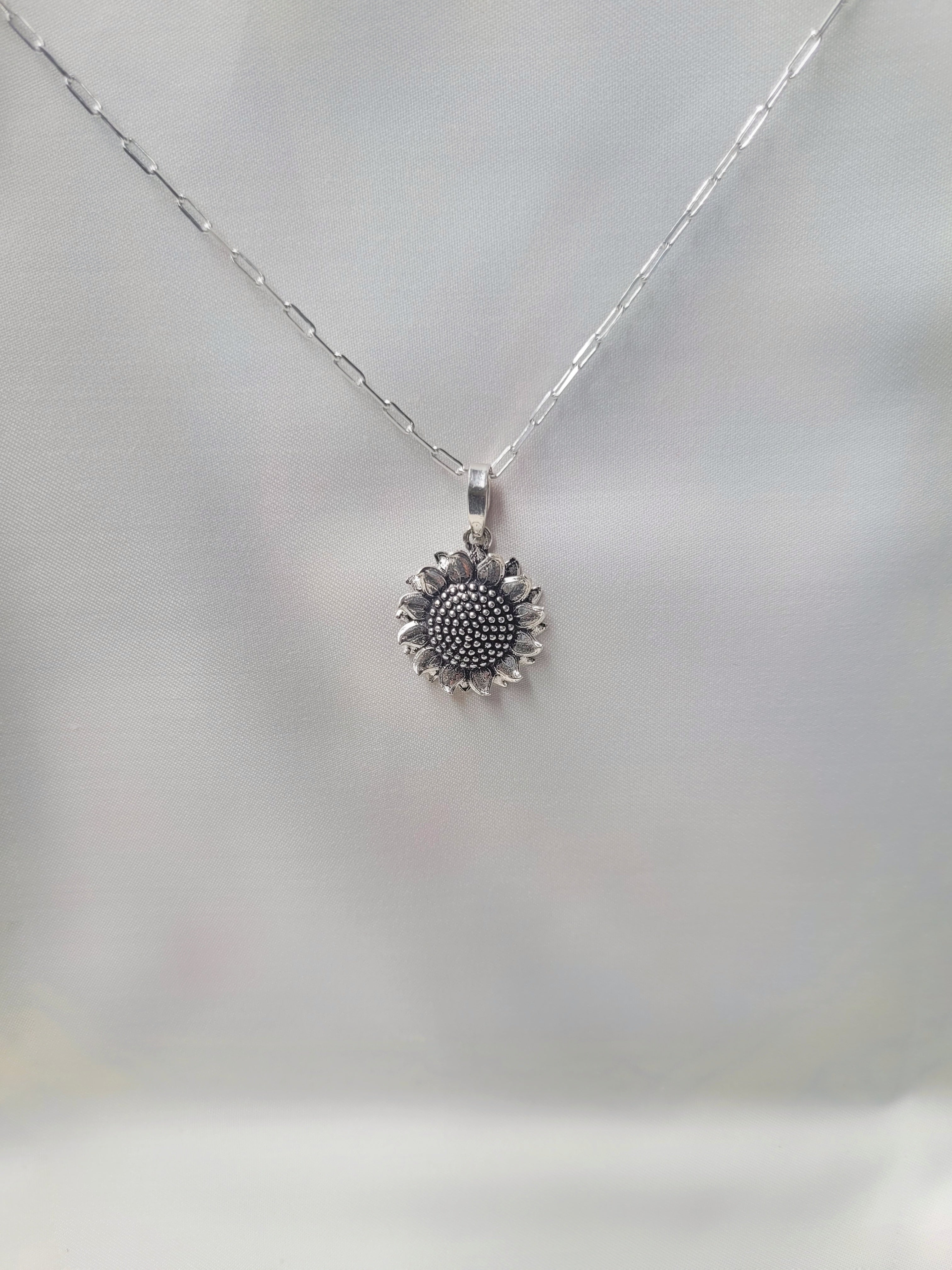 The Sunshine Sunbloom 92.5 Silver Pendant (Without Chain)