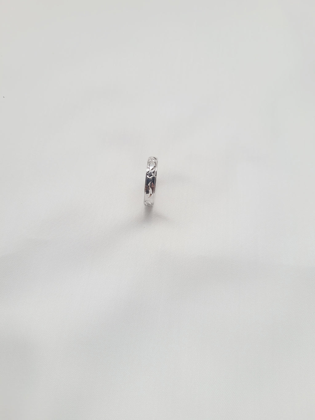 Vine Leaf Band 92.5 Silver Ring