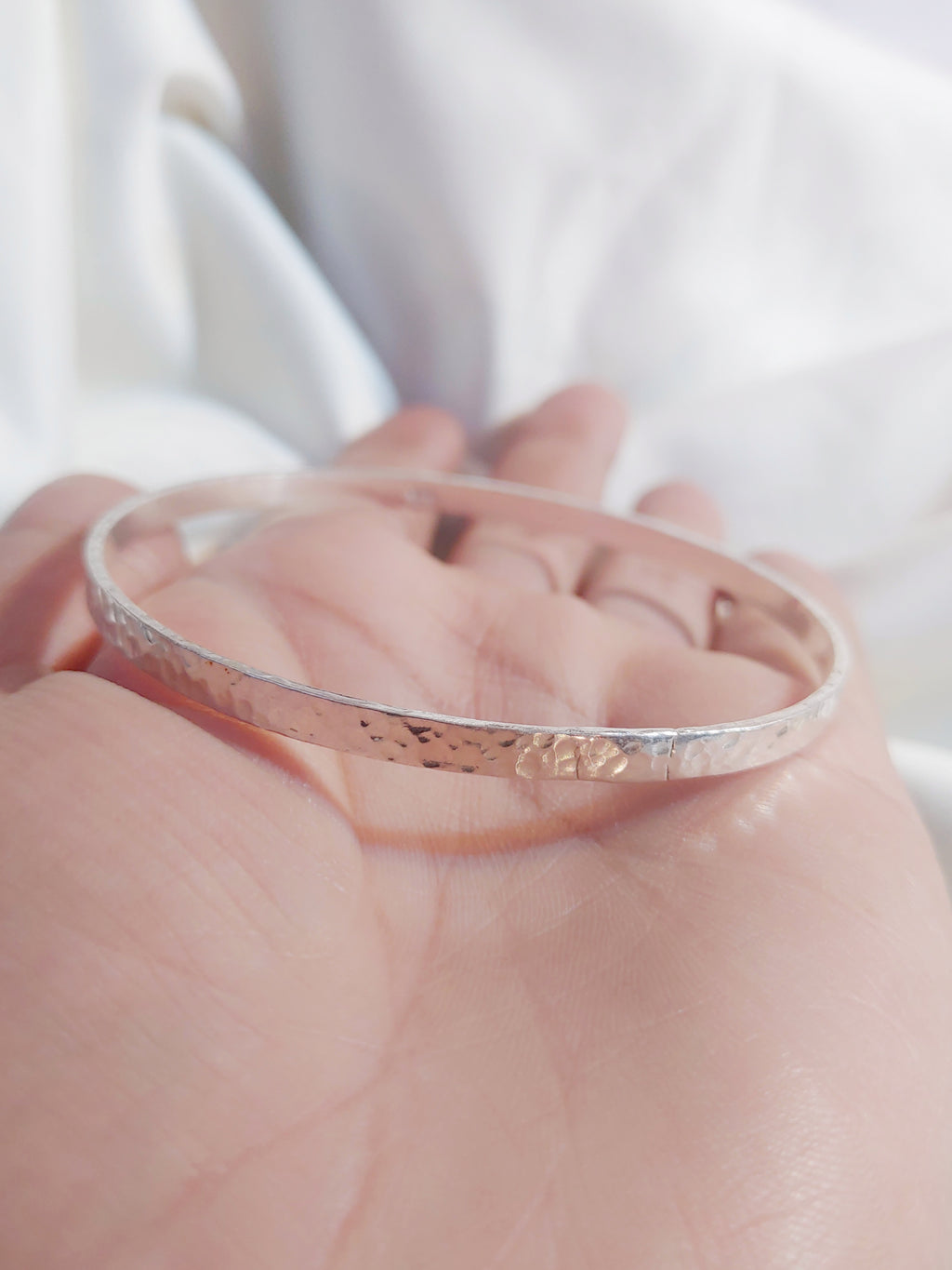 Frost Craft 925 Silver Handcrafted Single Bangle