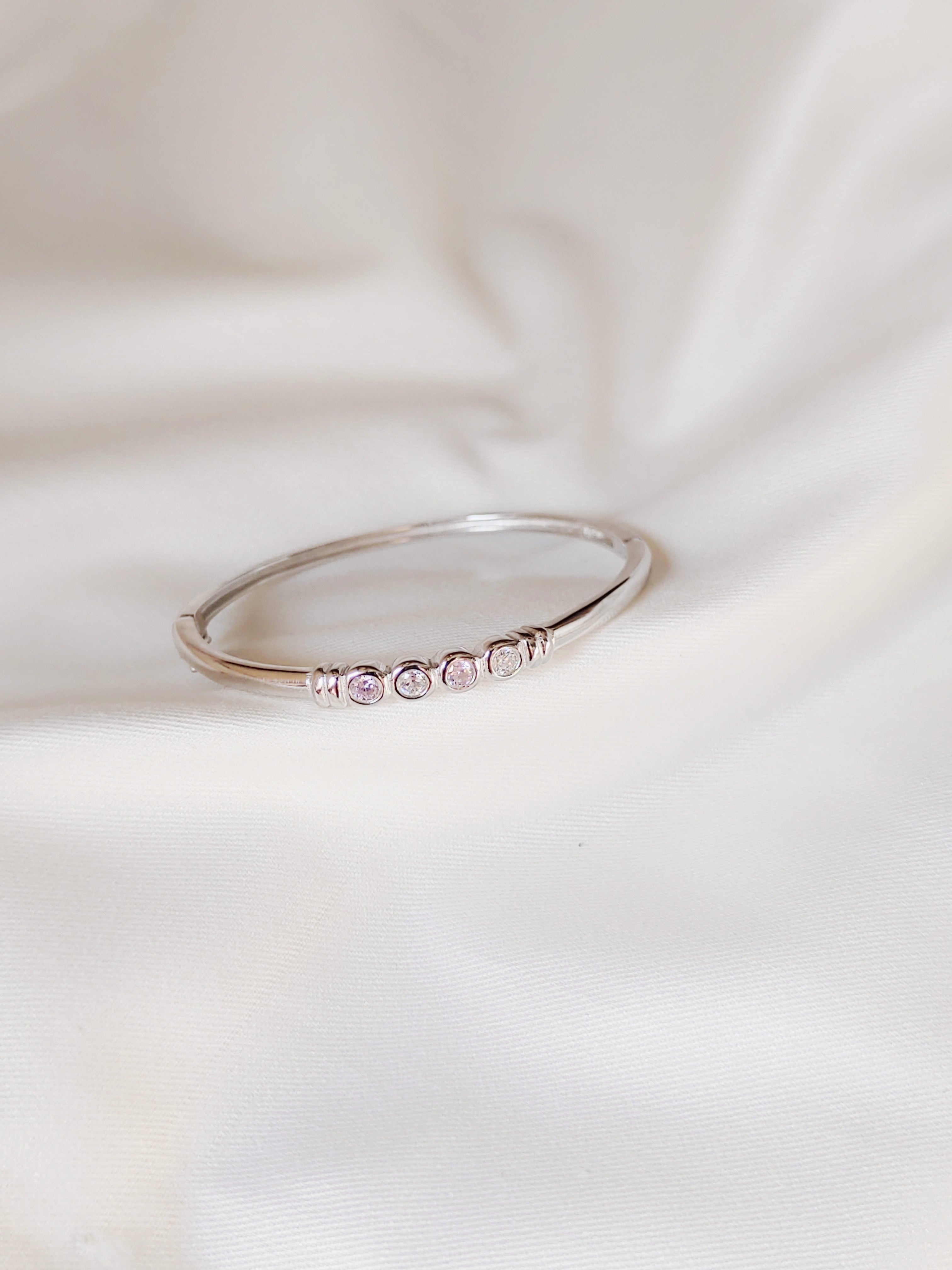 Twinkle - 92.5 Silver Bracelet With CZ Stones for Kids