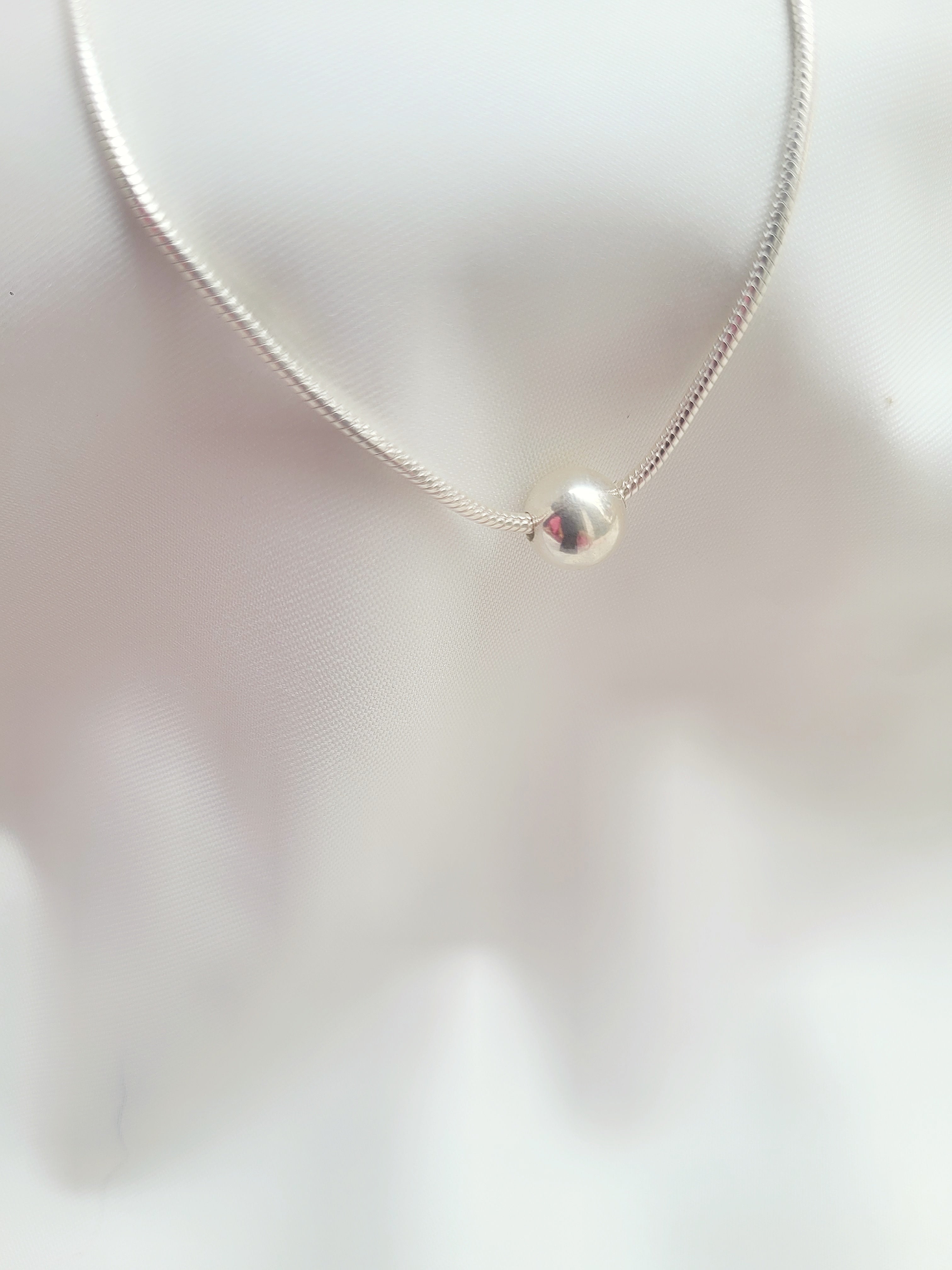Pure Glow 92.5 Silver Pendant Handcrafted Necklace