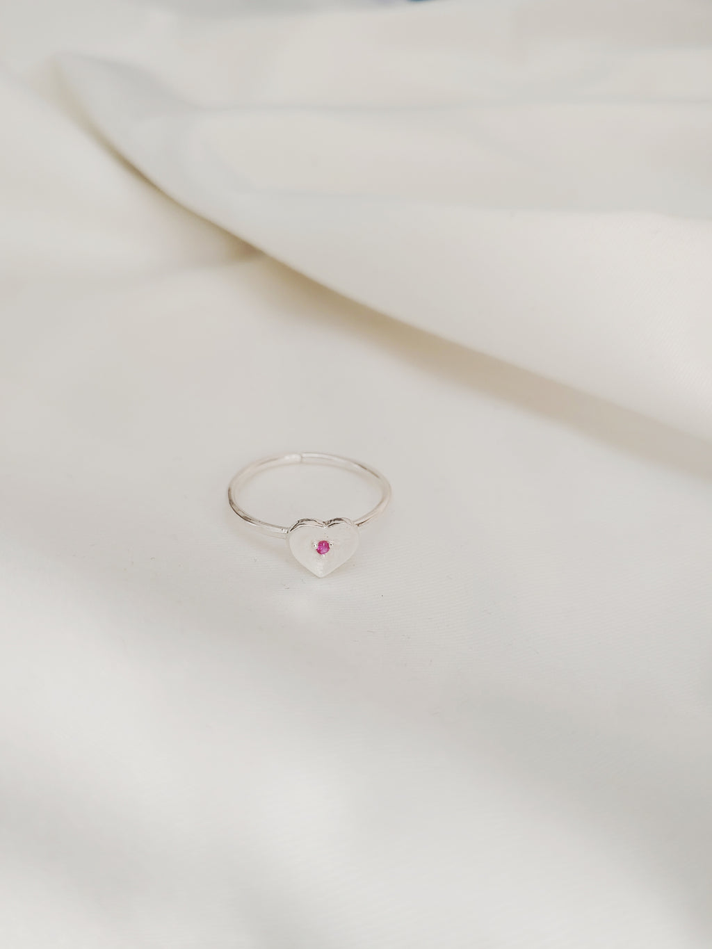 Hridya Traditional 92.5 Silver Adjustable Ring